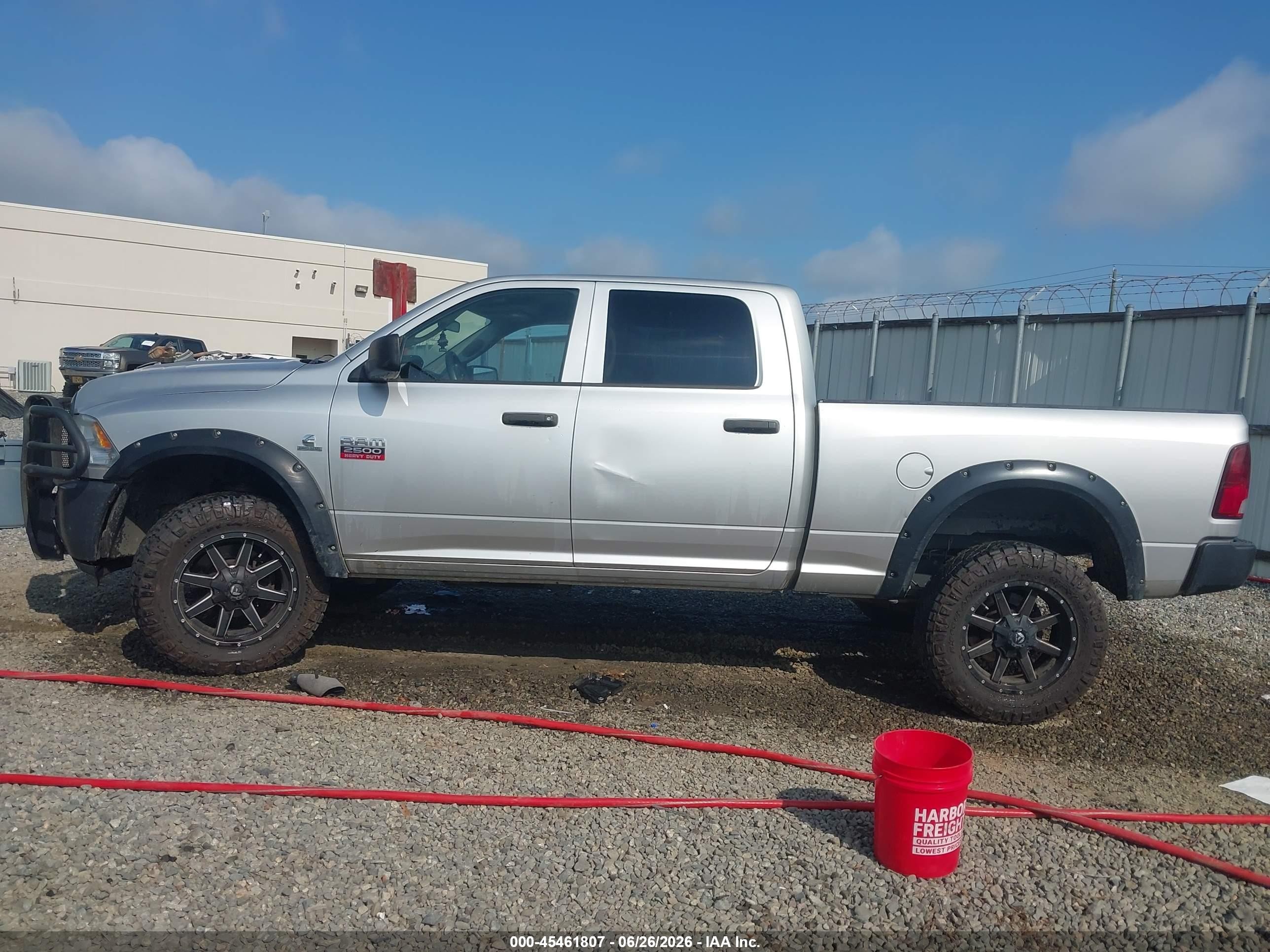 2012 Ram 2500 St Silver vin: 3C6UD5CL6CG291426