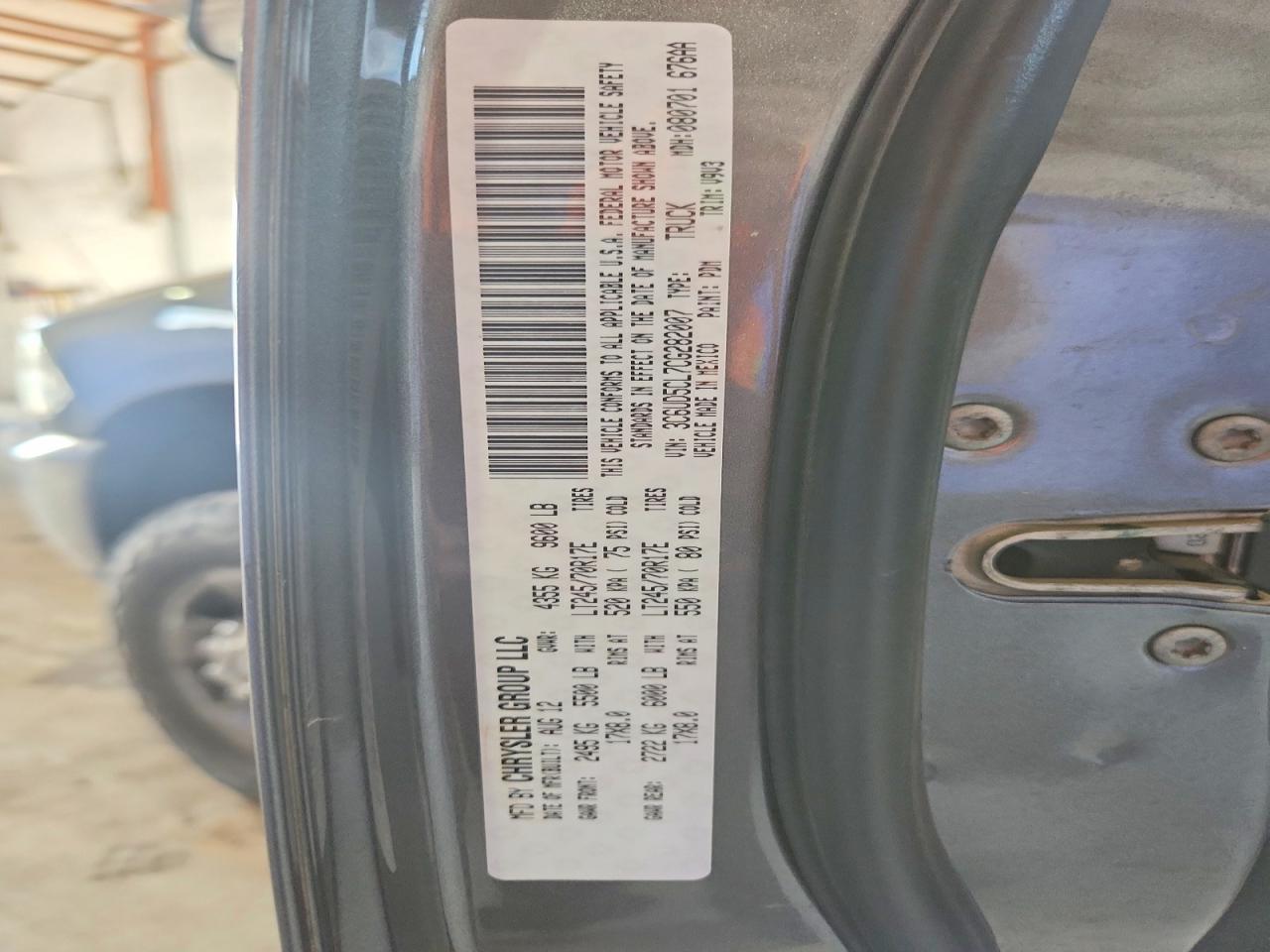 2012 Dodge Ram 2500 St Gray vin: 3C6UD5CL7CG282007