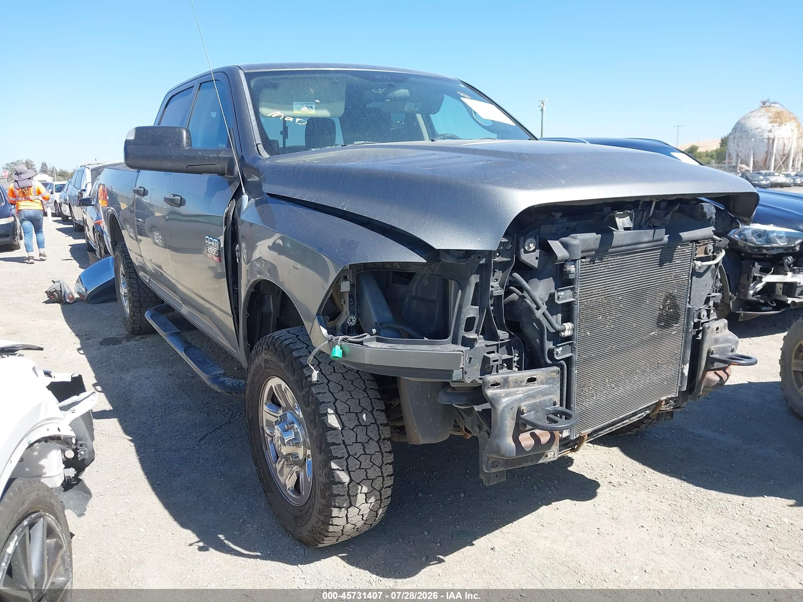 2012 Ram 2500 St Gray vin: 3C6UD5CL8CG235830