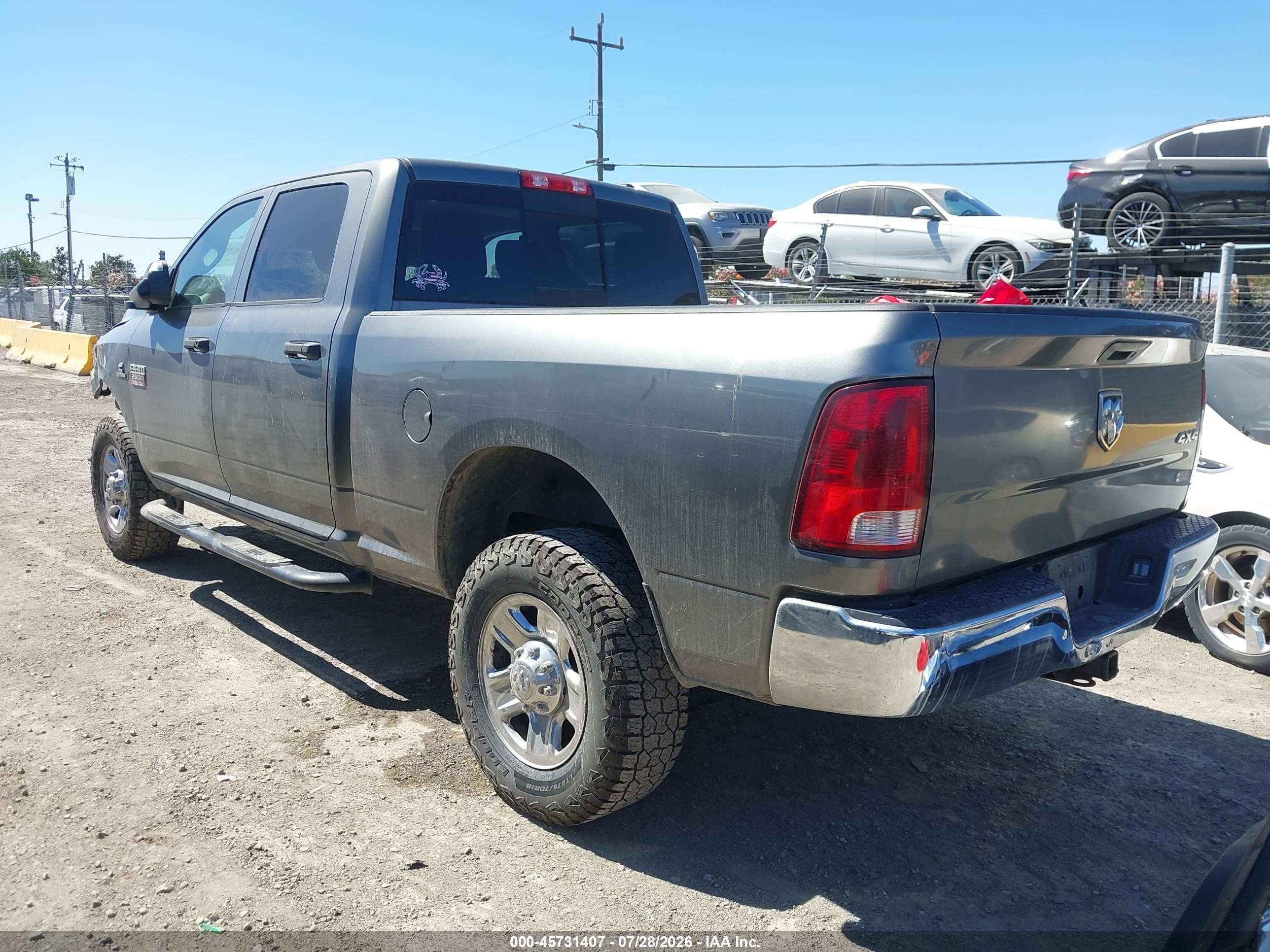 2012 Ram 2500 St Gray vin: 3C6UD5CL8CG235830