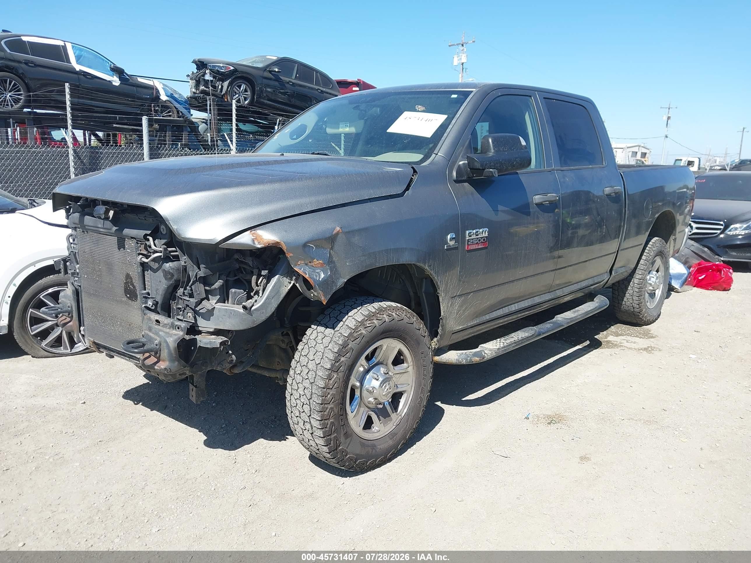 2012 Ram 2500 St Gray vin: 3C6UD5CL8CG235830