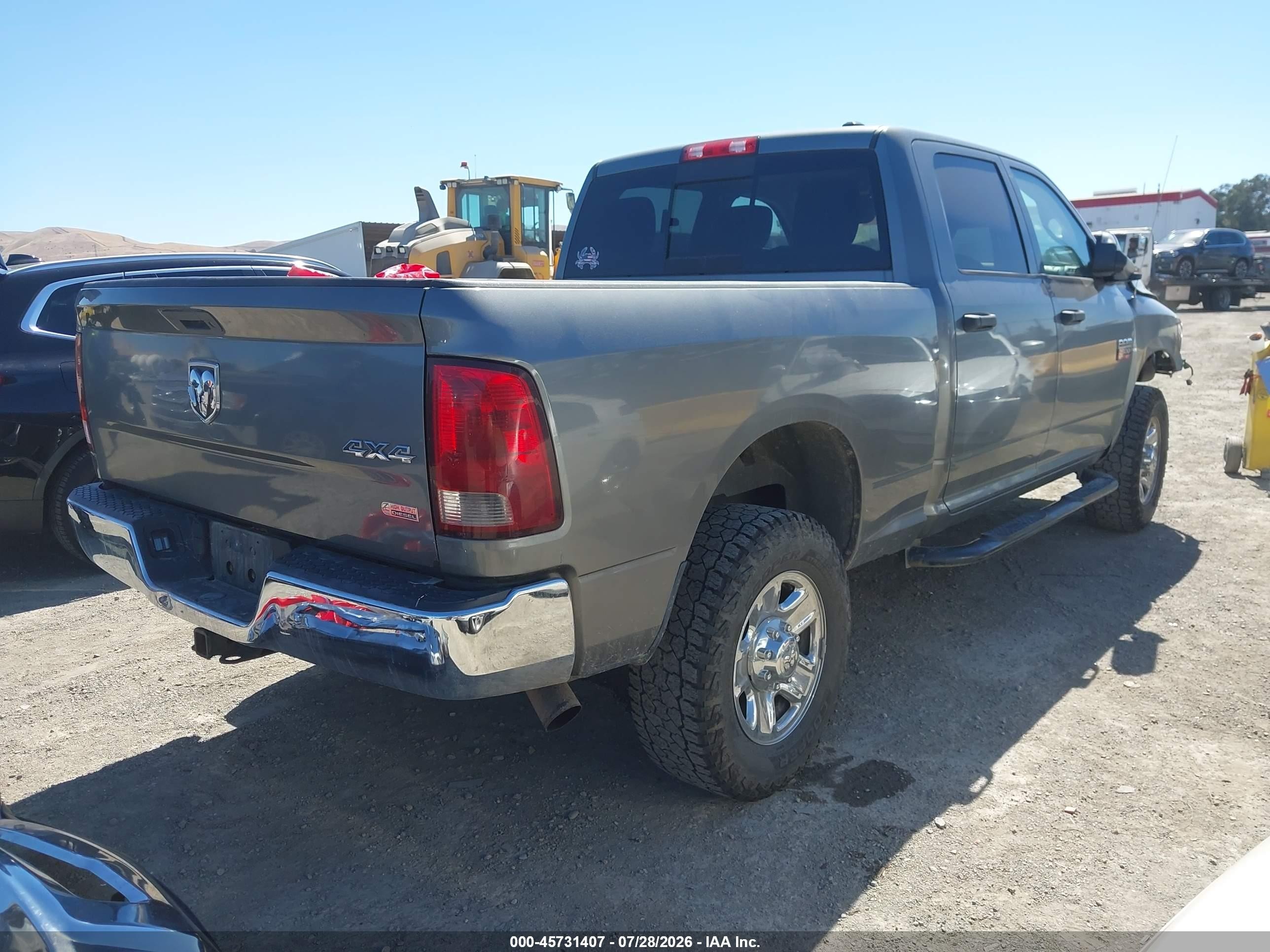 2012 Ram 2500 St Gray vin: 3C6UD5CL8CG235830