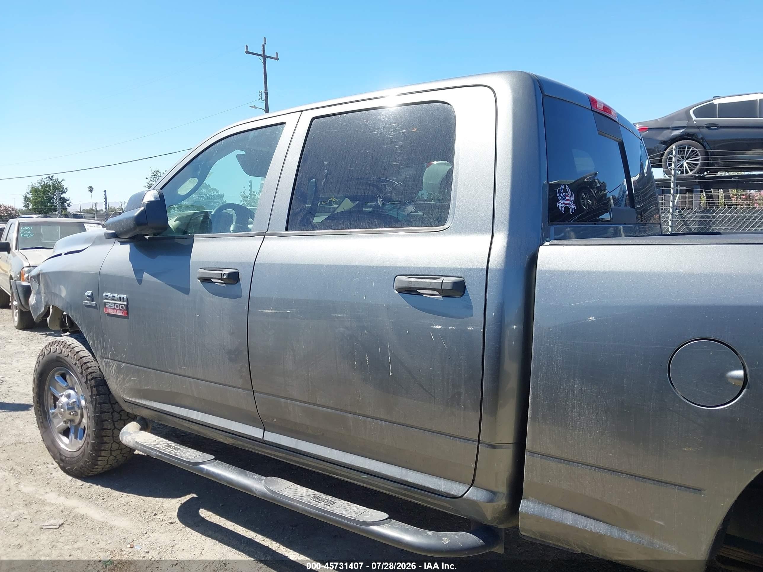 2012 Ram 2500 St Gray vin: 3C6UD5CL8CG235830