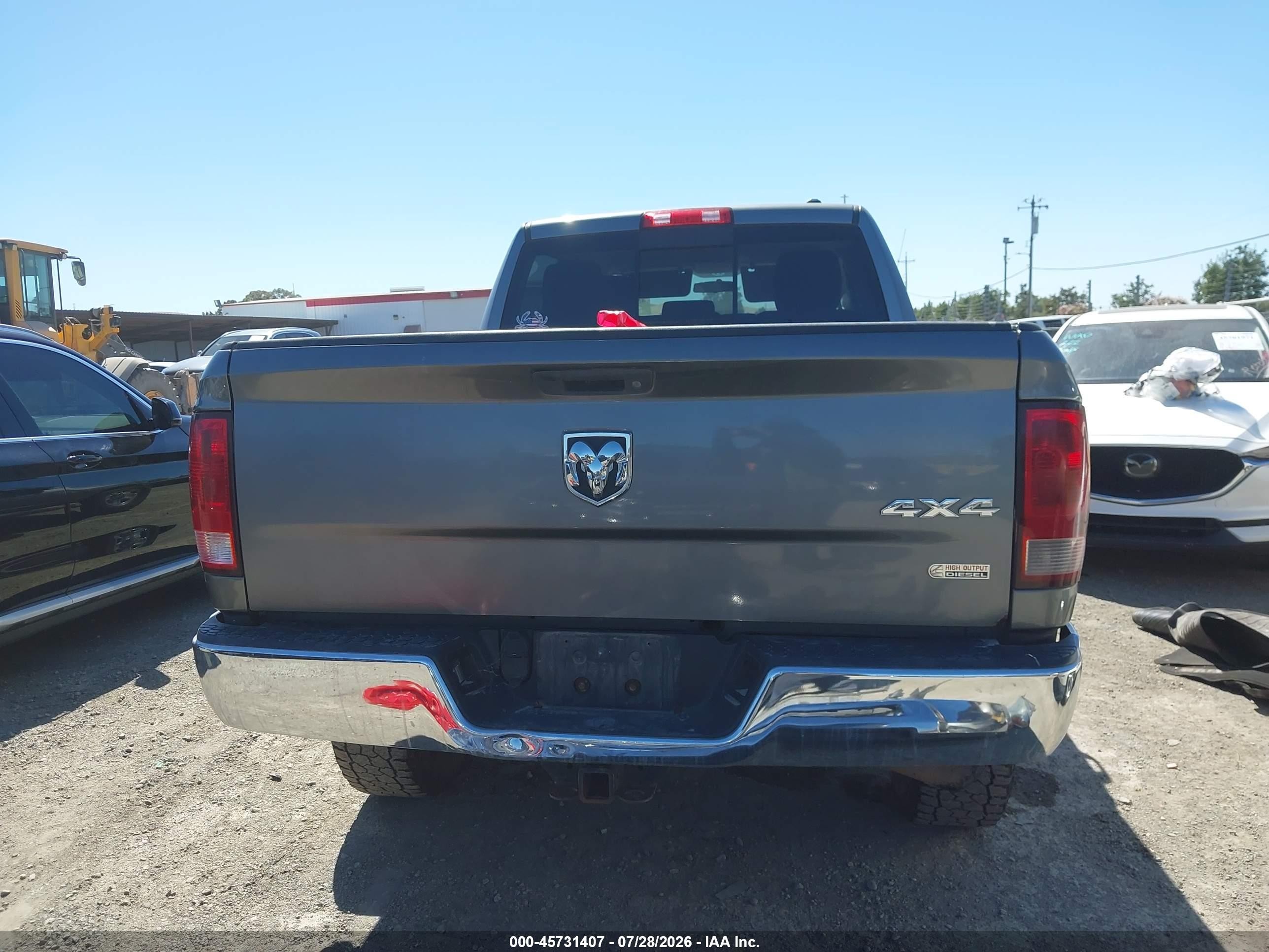 2012 Ram 2500 St Gray vin: 3C6UD5CL8CG235830