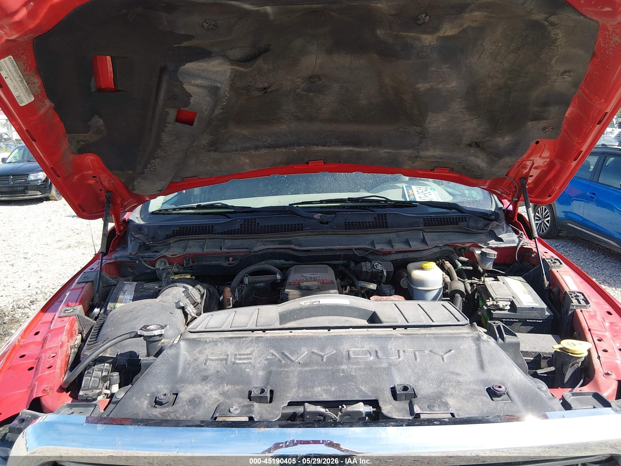 2012 Ram 2500 St Red vin: 3C6UD5CLXCG272345