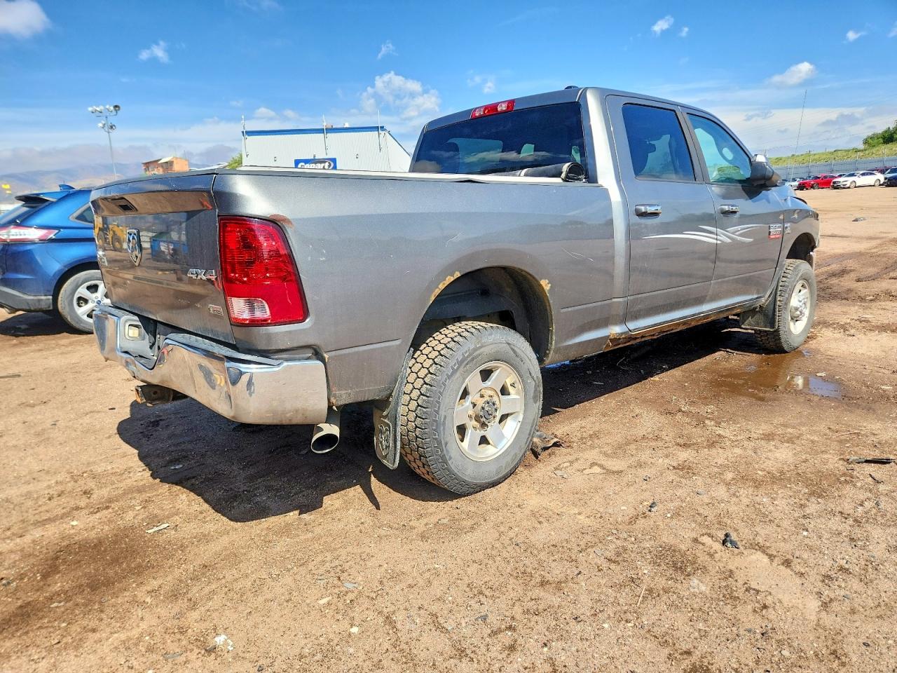 2012 Dodge Ram 2500 Slt Gray vin: 3C6UD5DL0CG101103