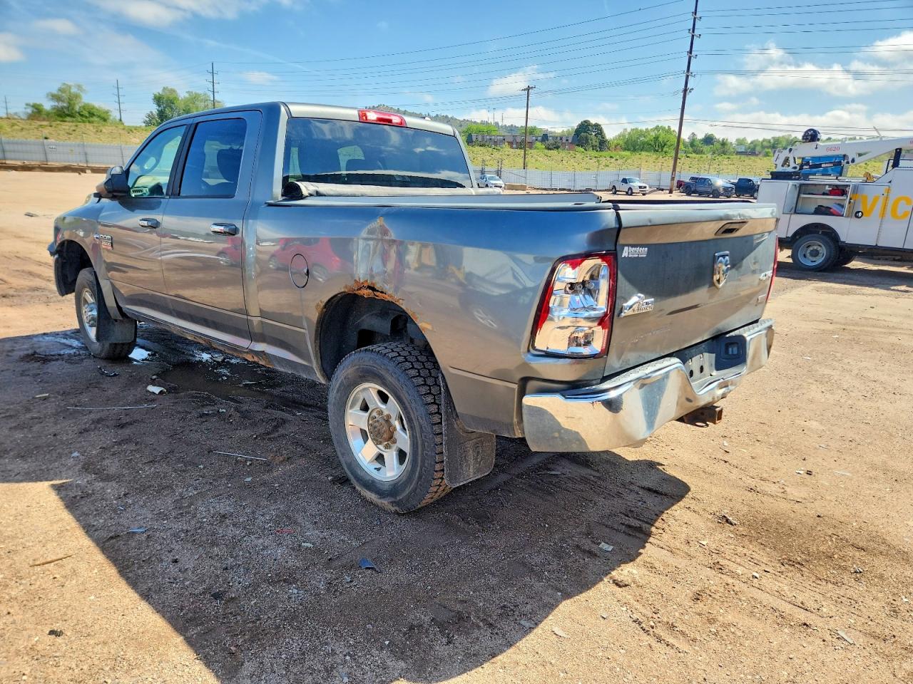 2012 Dodge Ram 2500 Slt Gray vin: 3C6UD5DL0CG101103