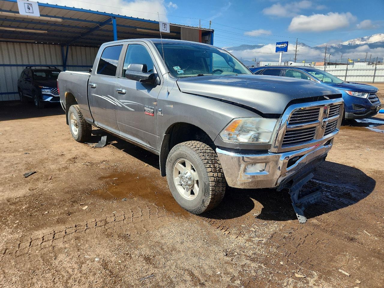 2012 Dodge Ram 2500 Slt Gray vin: 3C6UD5DL0CG101103