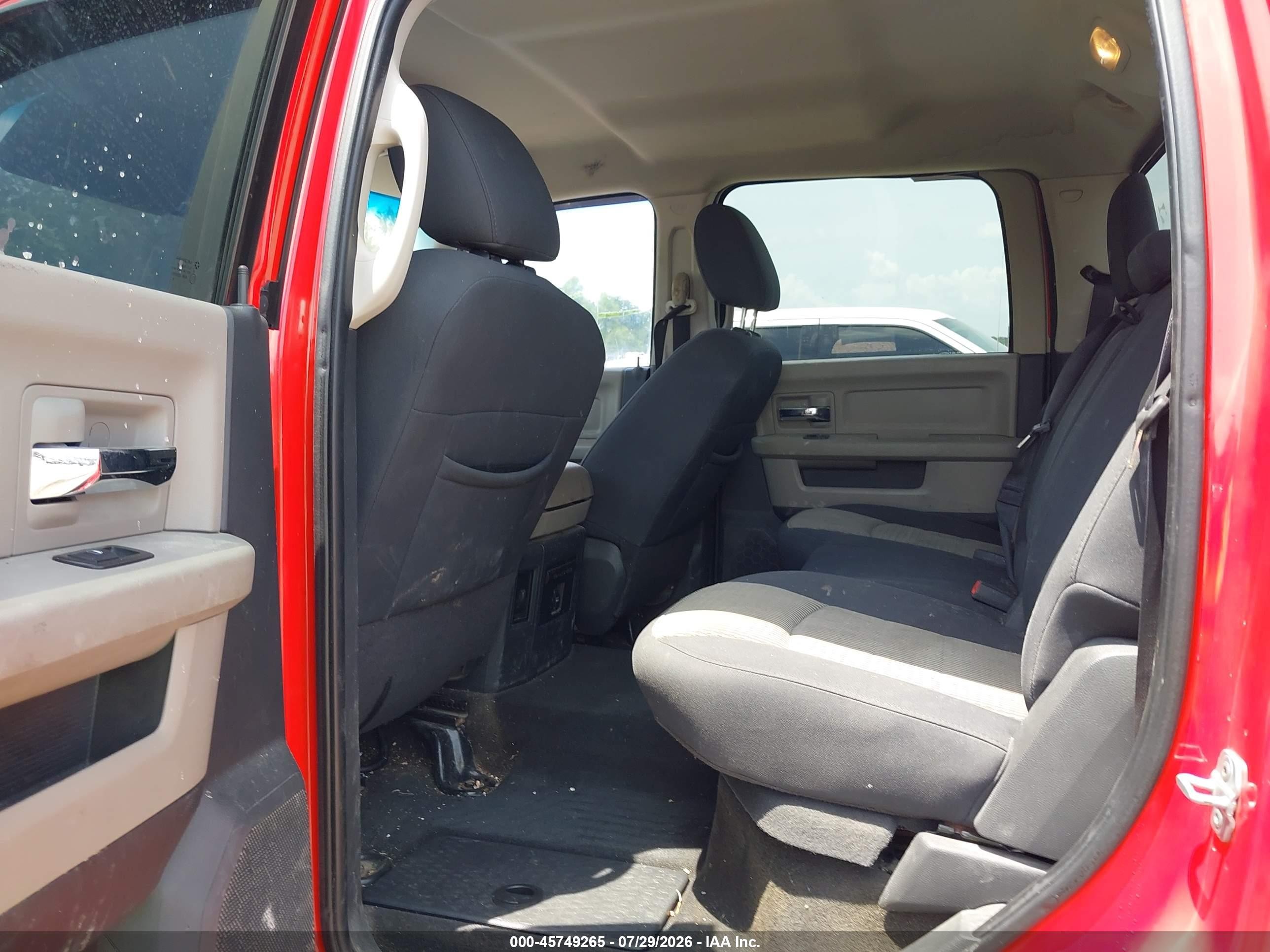 2012 Ram 2500 Slt Red vin: 3C6UD5DL1CG126012