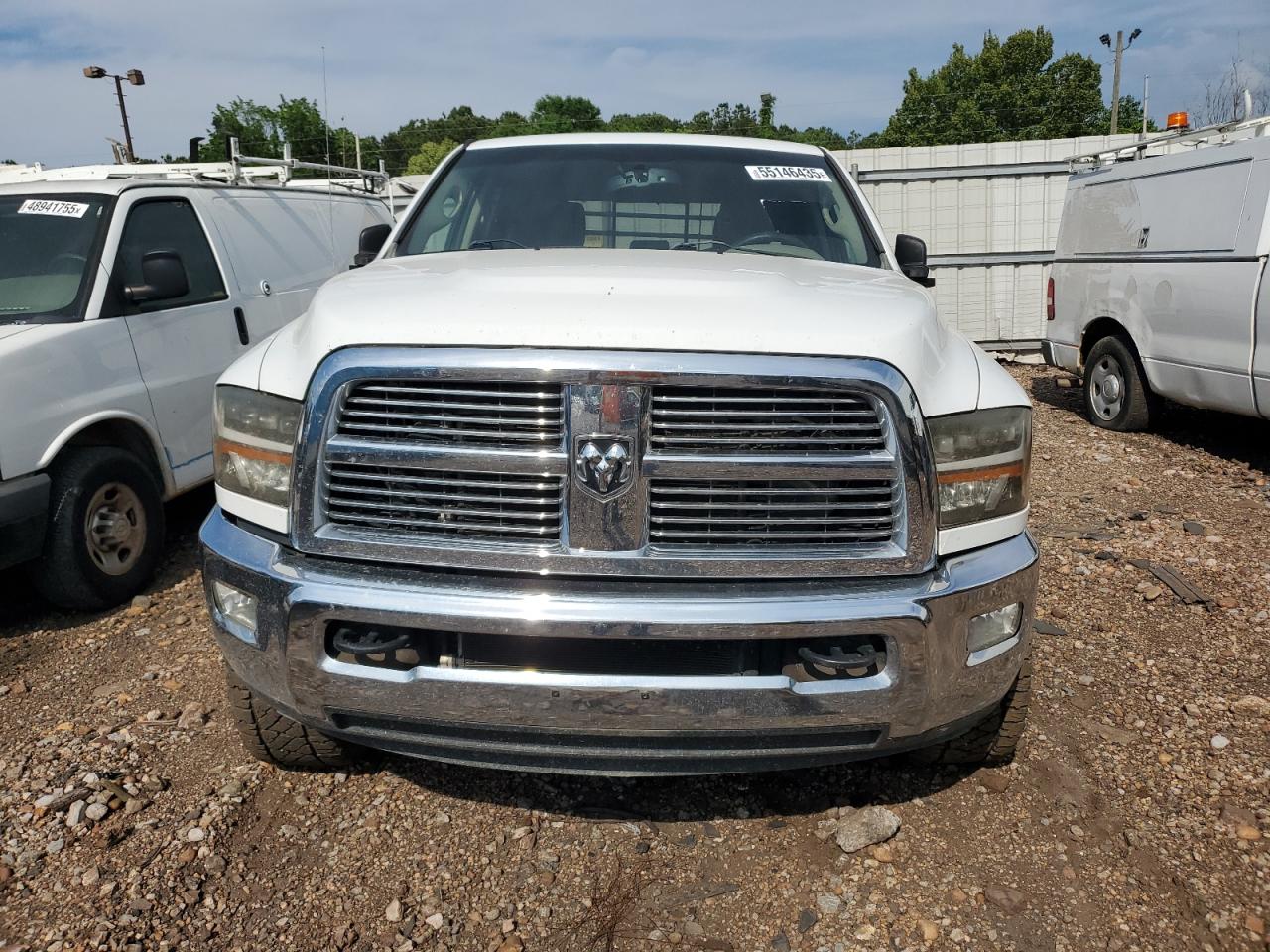 2012 Dodge Ram 2500 Slt White vin: 3C6UD5DL1CG303674