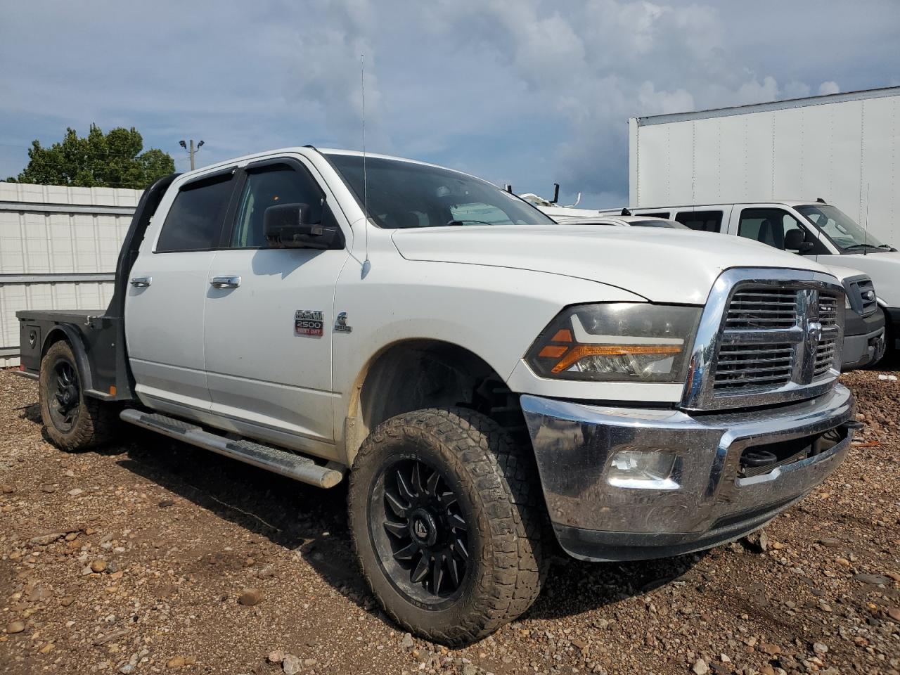 2012 Dodge Ram 2500 Slt White vin: 3C6UD5DL1CG303674