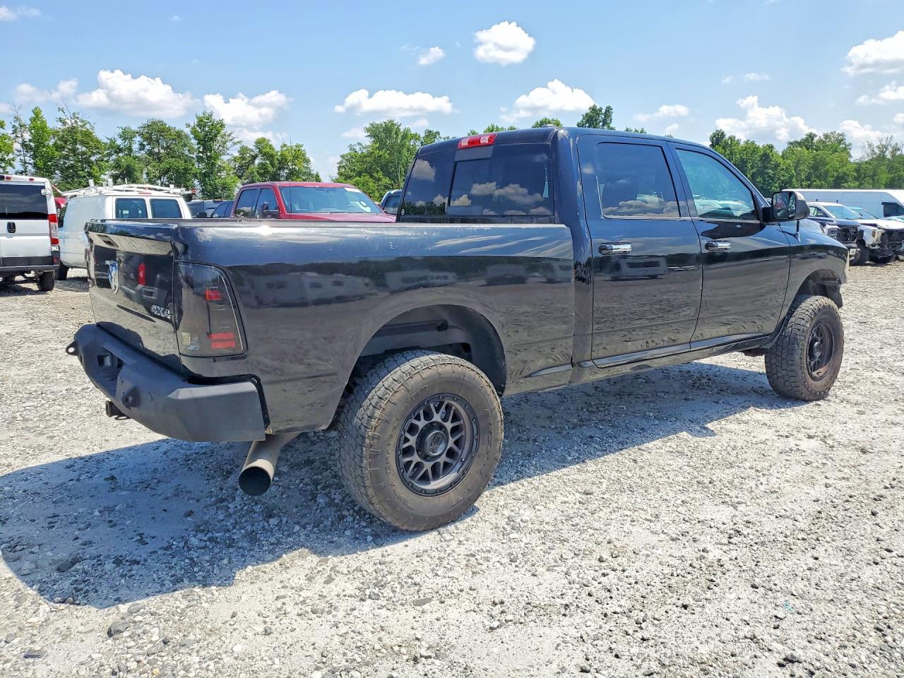 2012 Dodge Ram 2500 Slt Black vin: 3C6UD5DL3CG230131