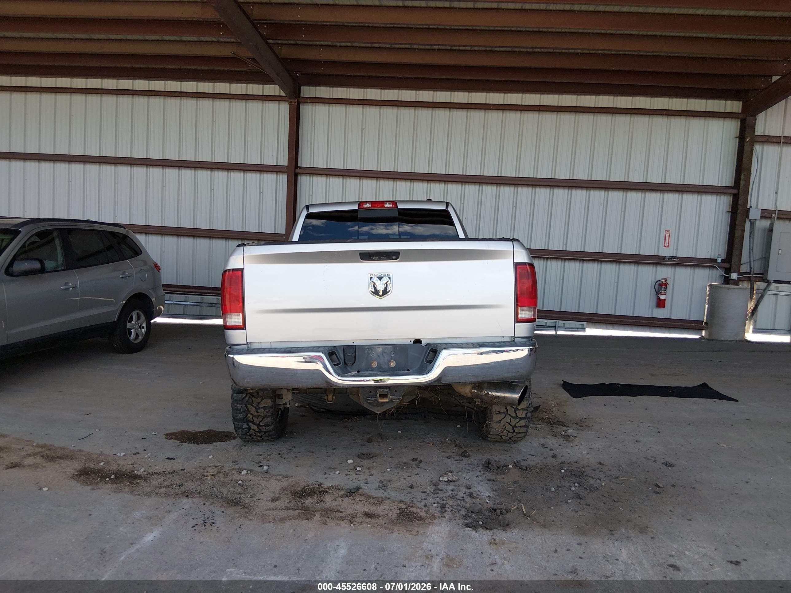 2012 Ram 2500 Slt Серебряный vin: 3C6UD5DL3CG259337