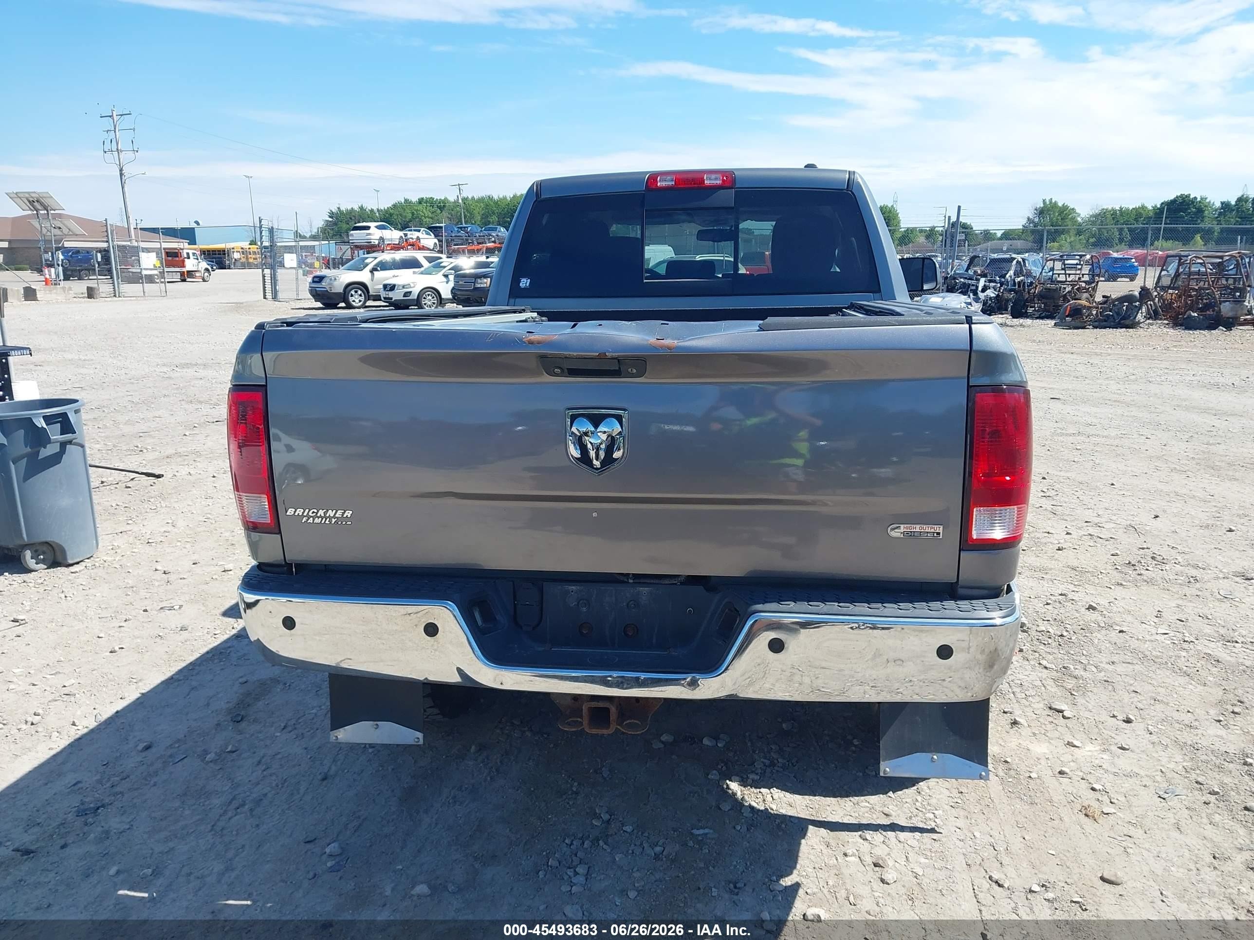 2012 Ram 2500 Big Horn Gray vin: 3C6UD5DL4CG135030