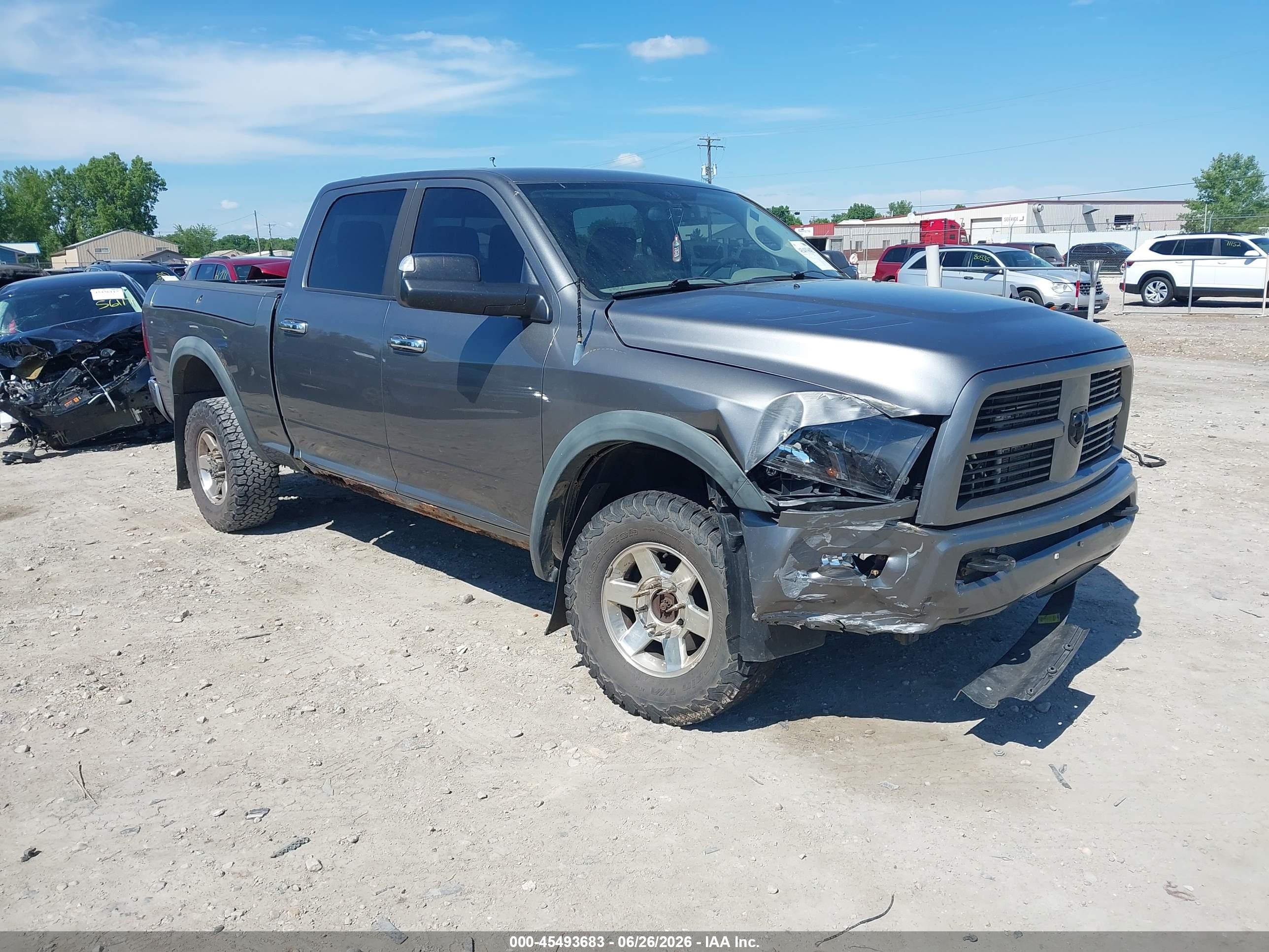 2012 Ram 2500 Big Horn Gray vin: 3C6UD5DL4CG135030
