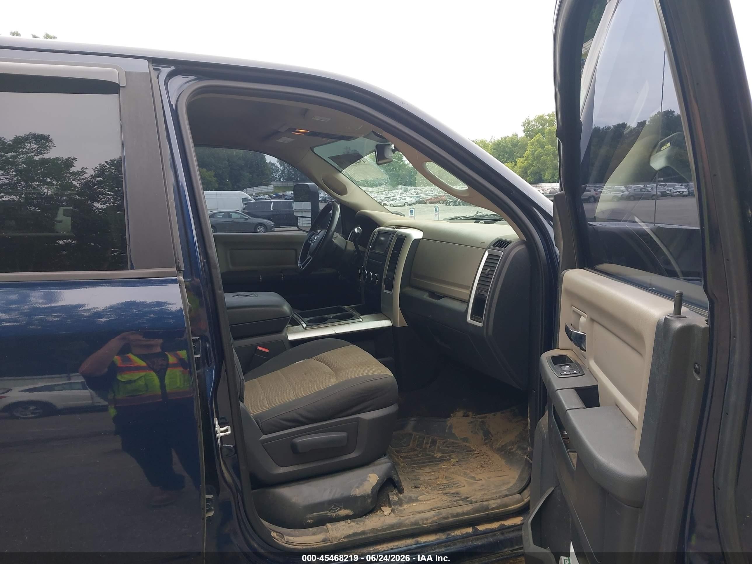 2012 Ram 2500 Big Horn Синий vin: 3C6UD5DL6CG233248