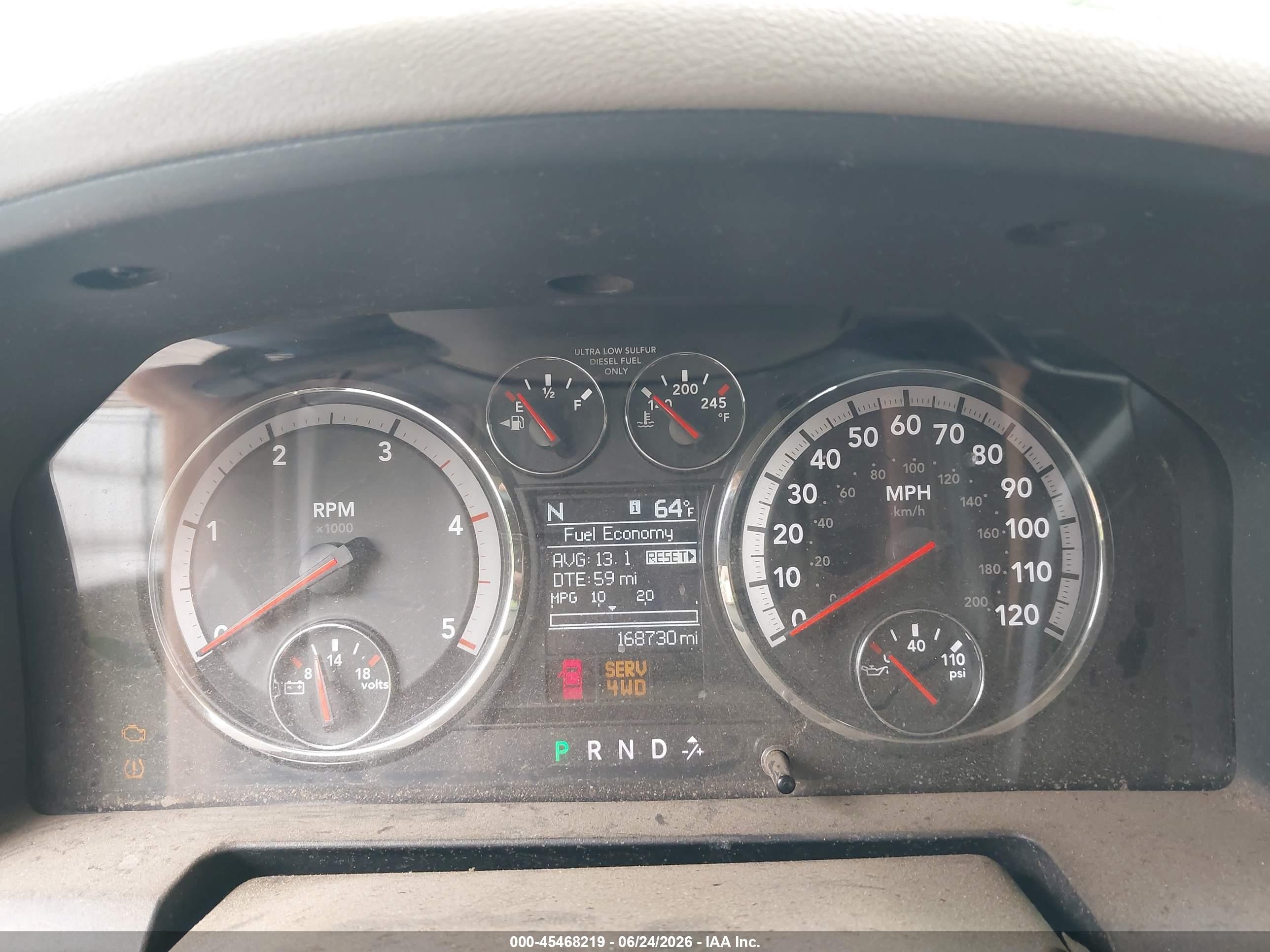 2012 Ram 2500 Big Horn Синий vin: 3C6UD5DL6CG233248