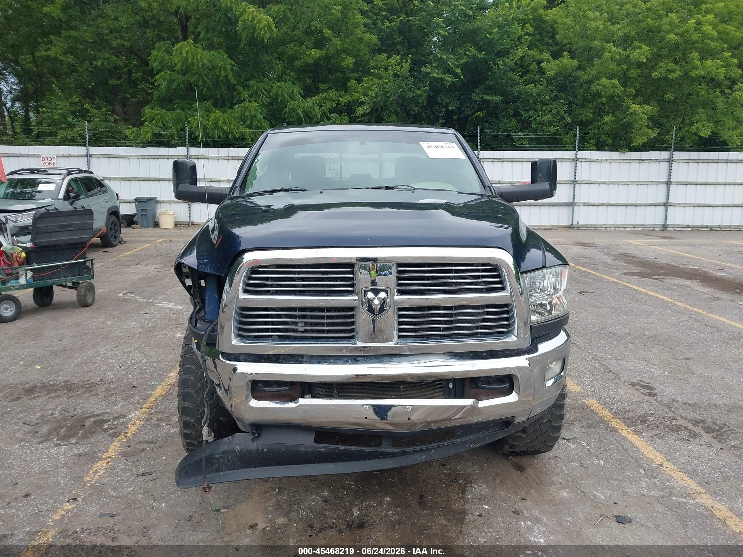 2012 Ram 2500 Big Horn Синий vin: 3C6UD5DL6CG233248