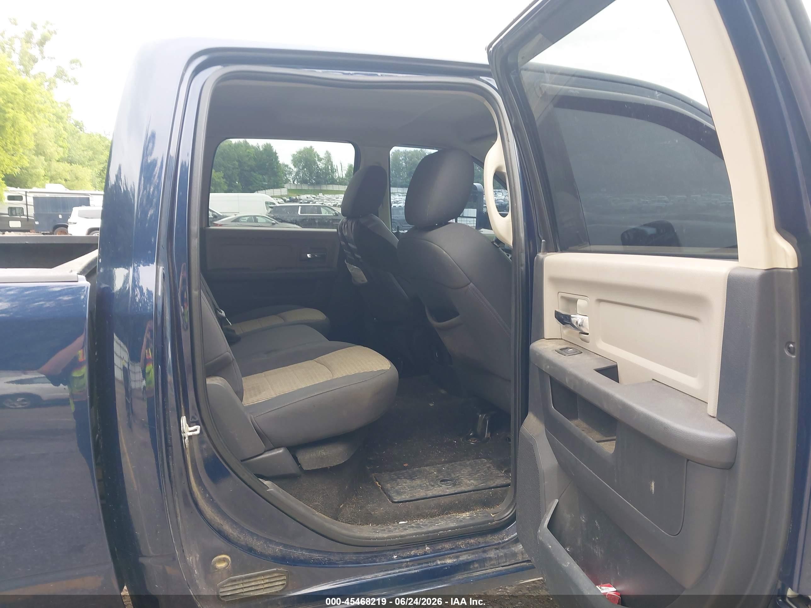 2012 Ram 2500 Big Horn Синий vin: 3C6UD5DL6CG233248