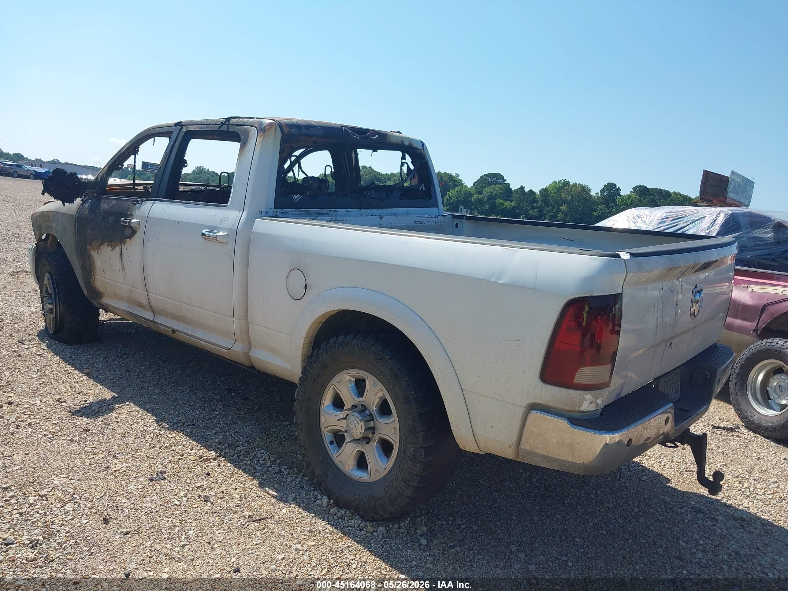 2012 Ram 2500 Slt White vin: 3C6UD5DL7CG246008