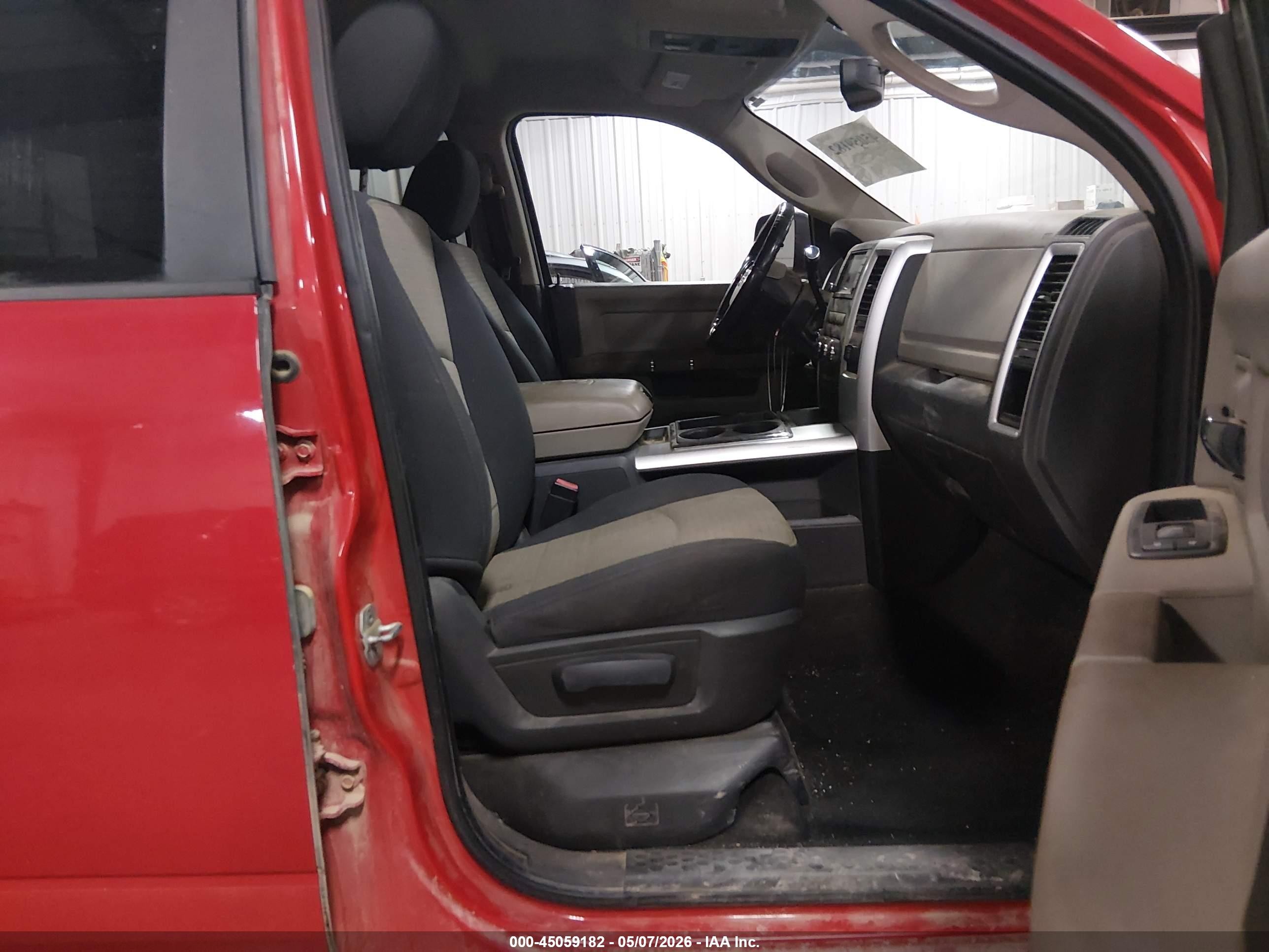 2012 Ram 2500 Slt Красный vin: 3C6UD5DL8CG127982