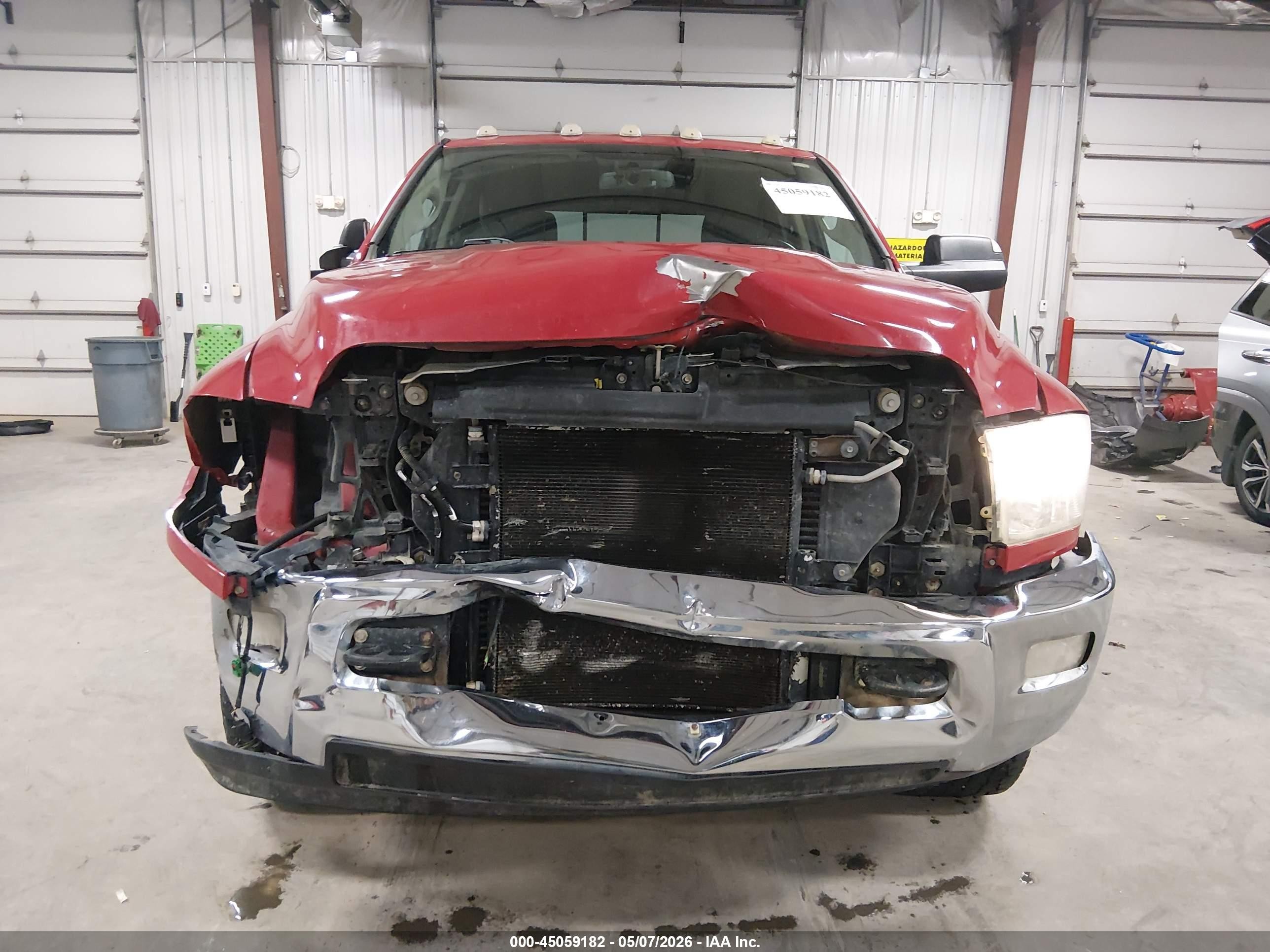 2012 Ram 2500 Slt Красный vin: 3C6UD5DL8CG127982