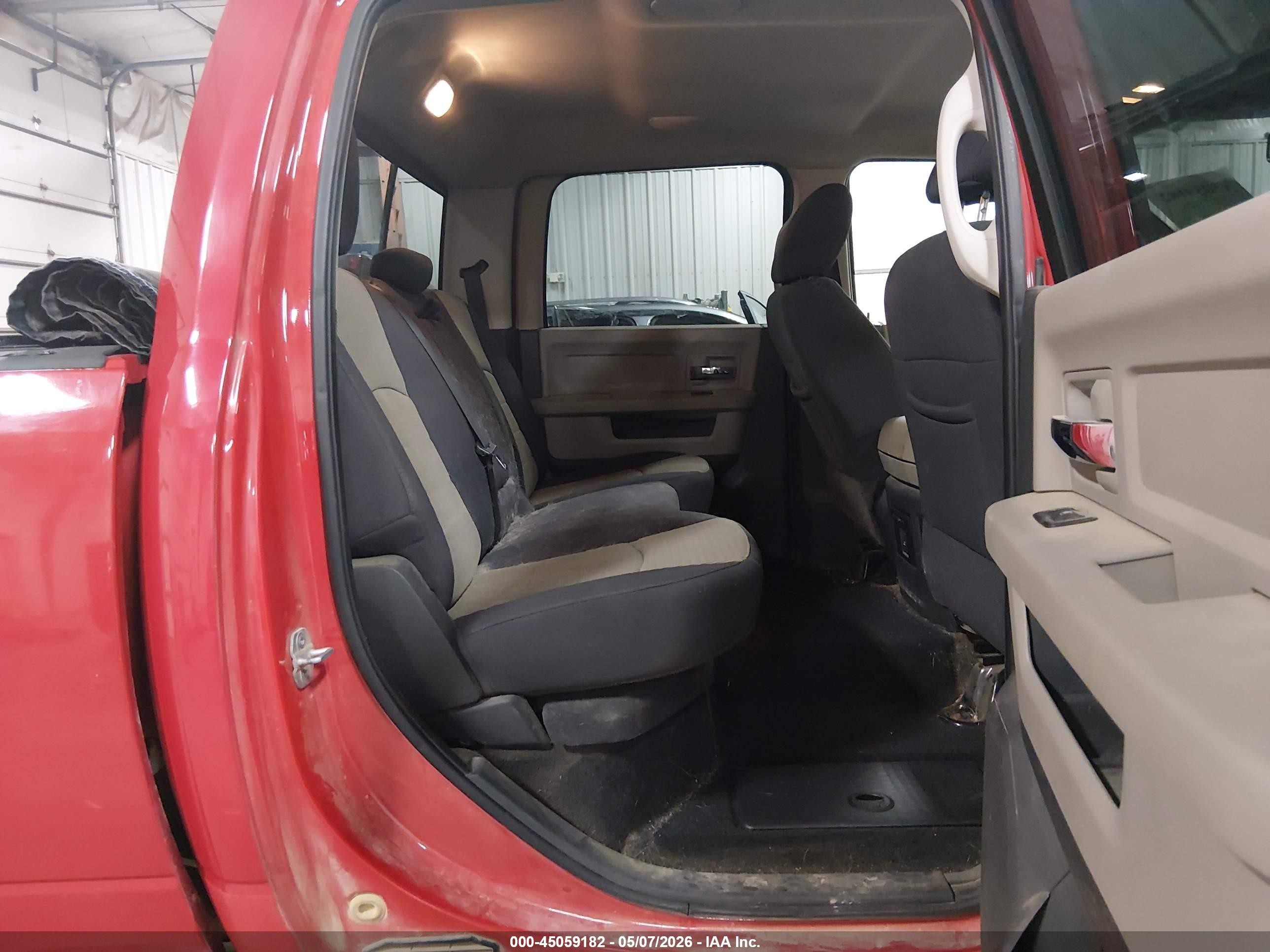 2012 Ram 2500 Slt Красный vin: 3C6UD5DL8CG127982