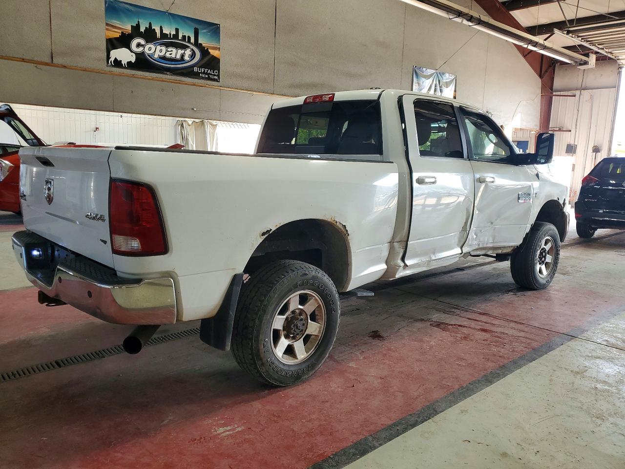 2012 Dodge Ram 2500 Slt White vin: 3C6UD5DL8CG173702