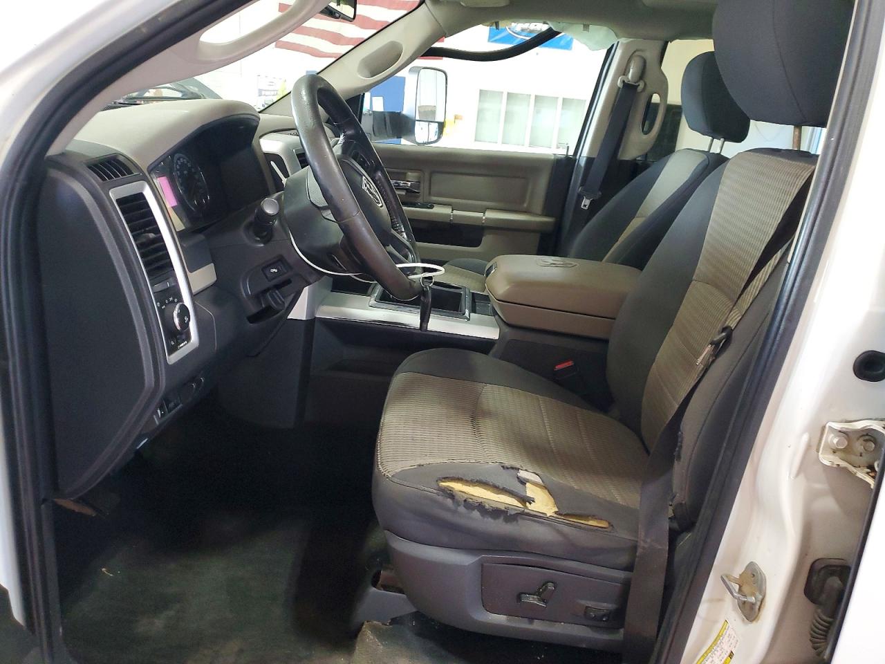2012 Dodge Ram 2500 Slt White vin: 3C6UD5DL8CG173702