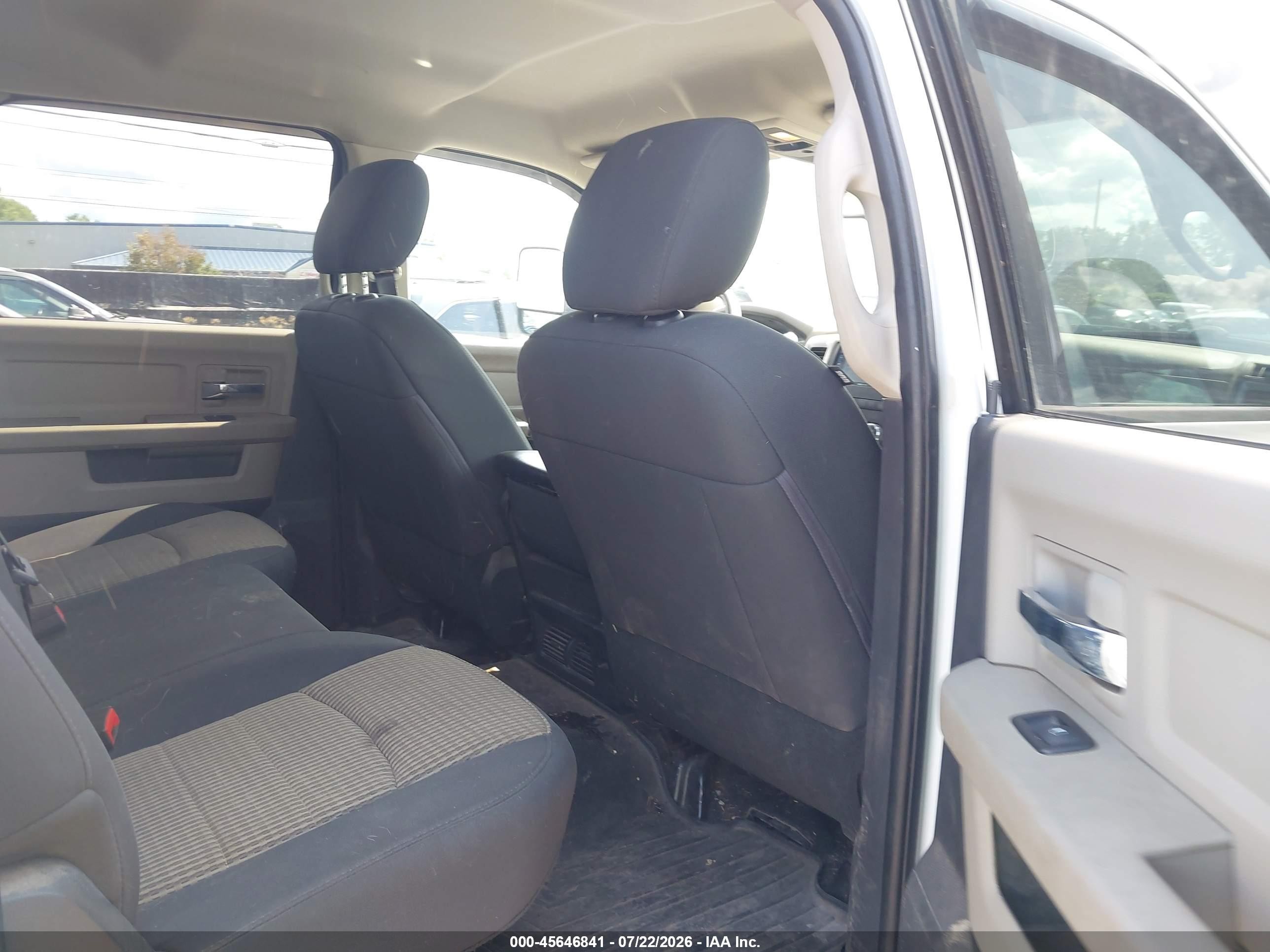 2012 Ram 2500 Slt White vin: 3C6UD5DL8CG211526