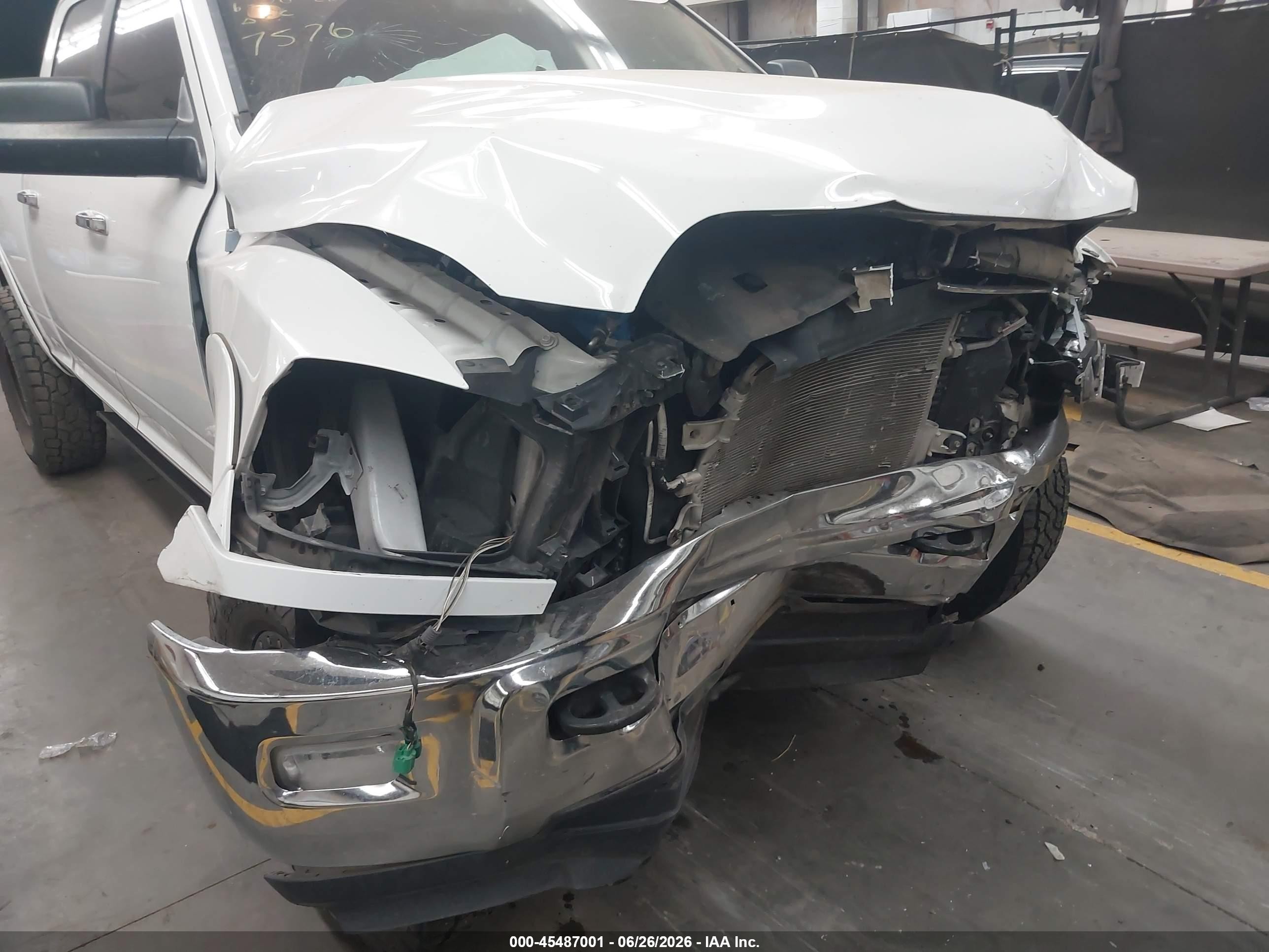 2012 Ram 2500 Big Horn Белый vin: 3C6UD5DLXCG336379