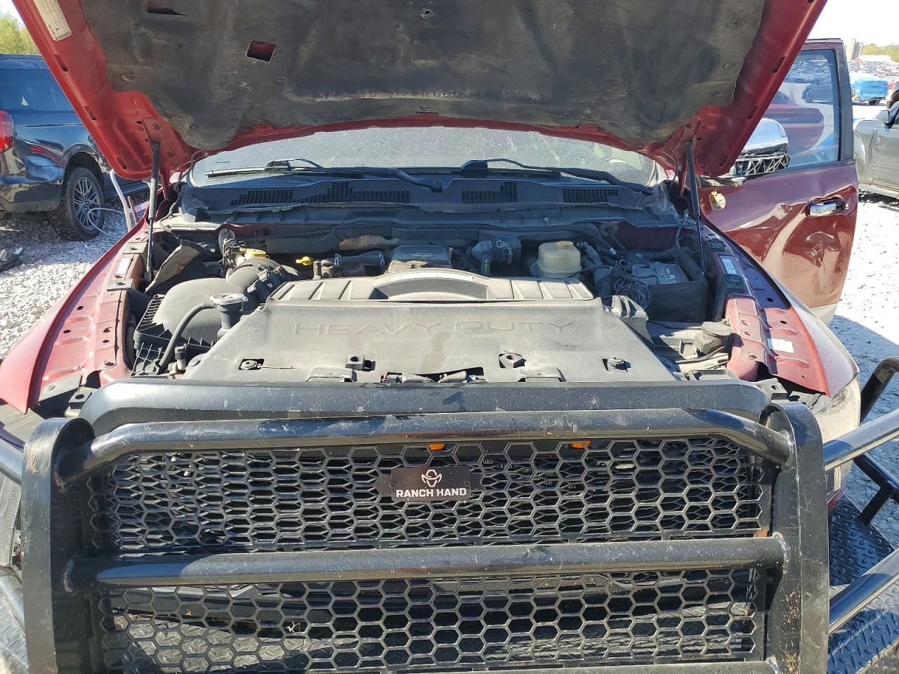 2012 Dodge Ram 2500 Laramie Burgundy vin: 3C6UD5FL4CG155999