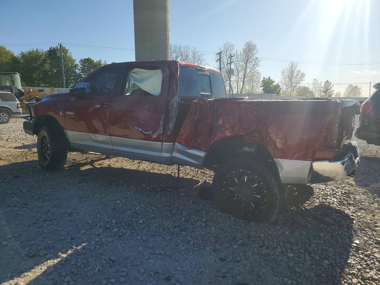2012 Dodge Ram 2500 Laramie Burgundy vin: 3C6UD5FL4CG155999