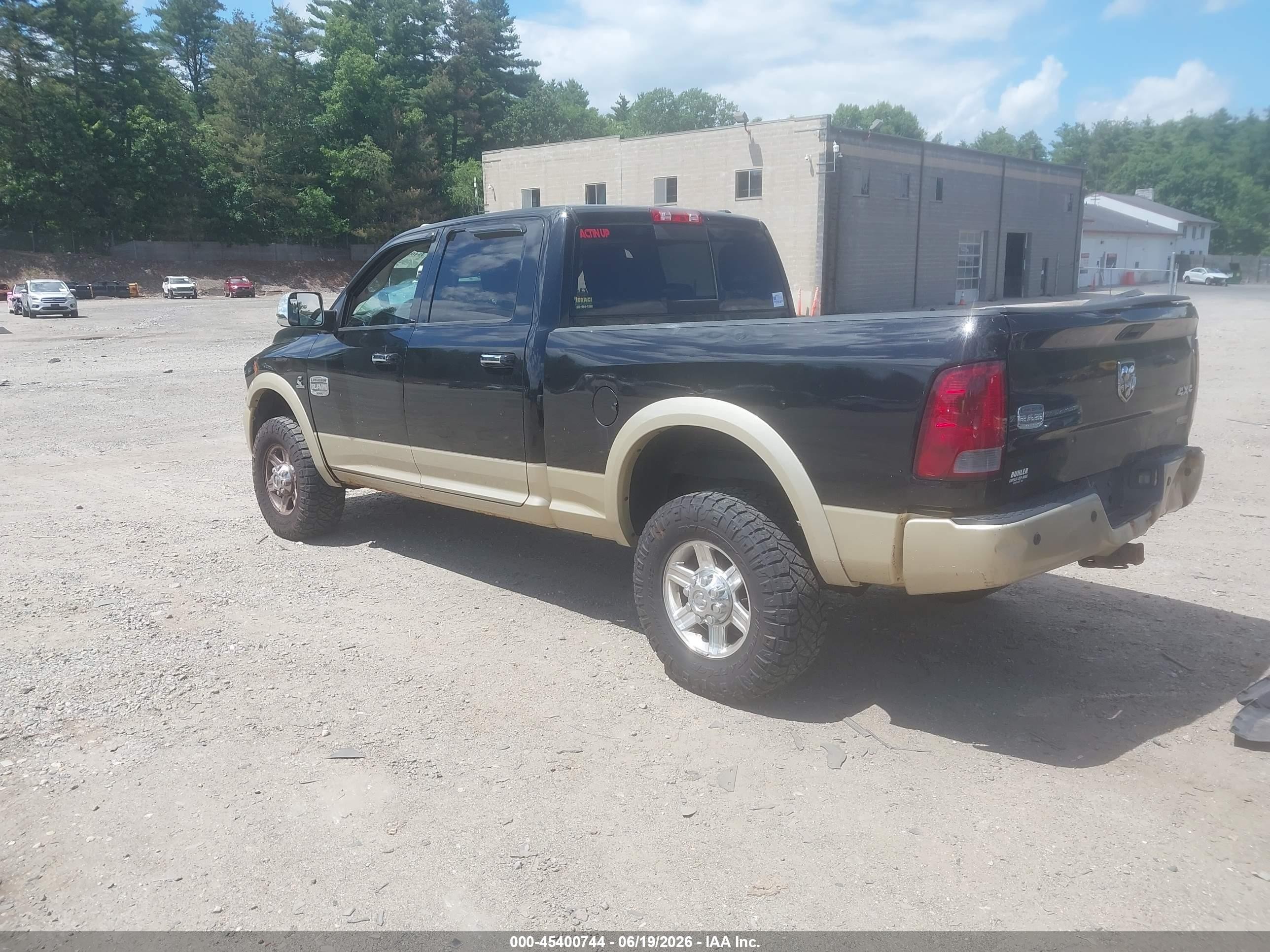 2012 Ram 2500 Laramie Longhorn/limited Edition Черный vin: 3C6UD5GL4CG119633