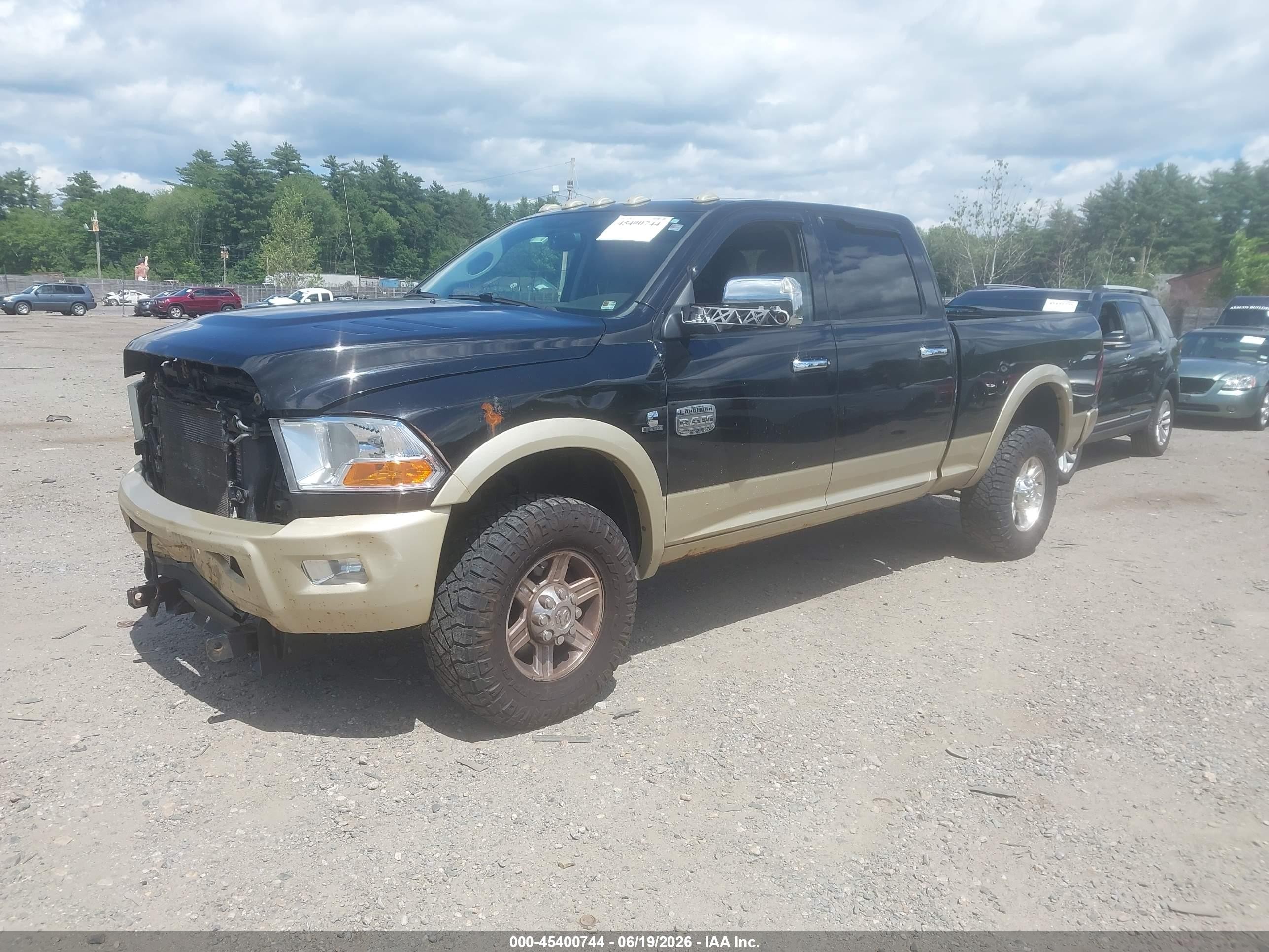 2012 Ram 2500 Laramie Longhorn/limited Edition Черный vin: 3C6UD5GL4CG119633