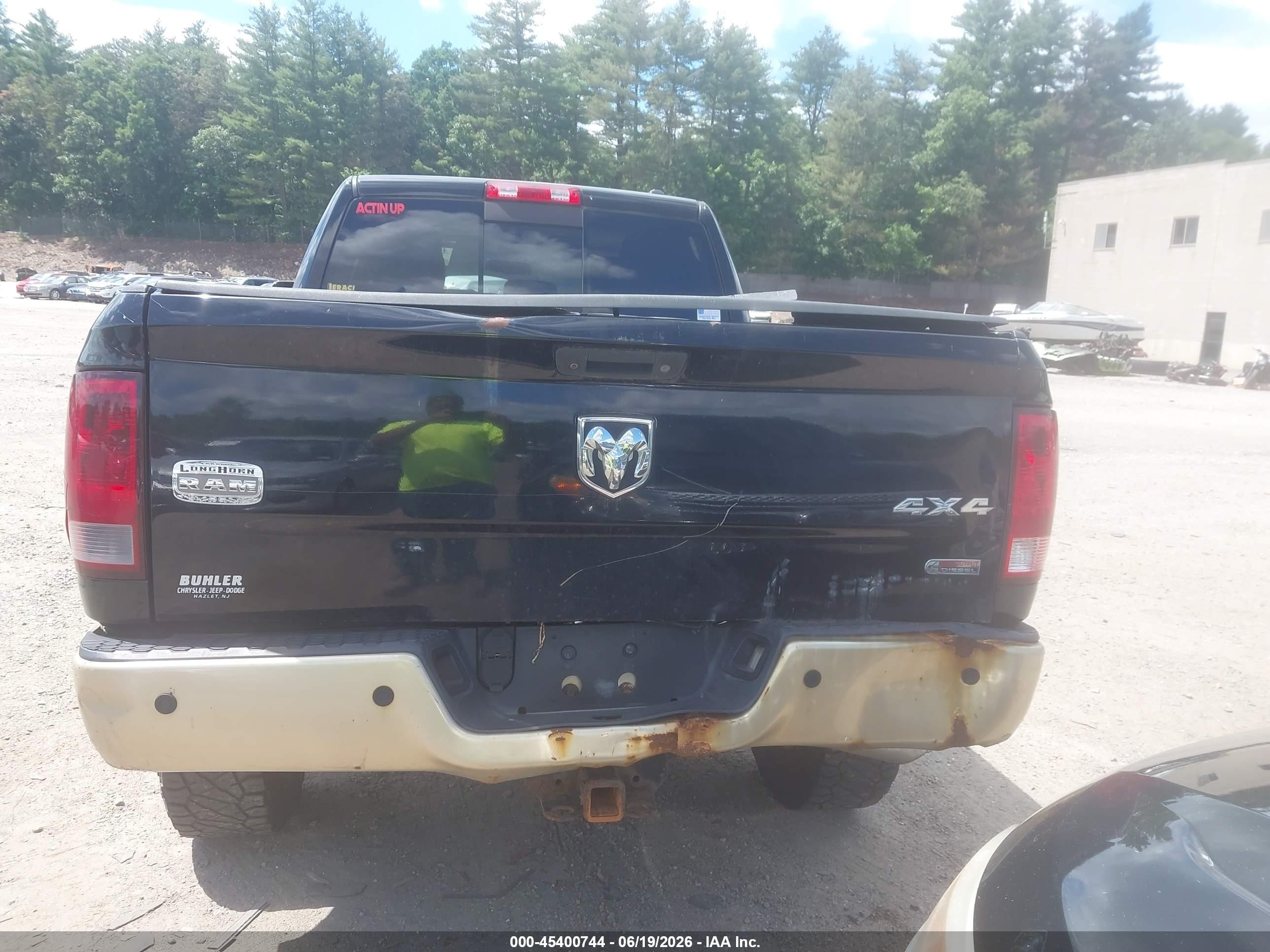 2012 Ram 2500 Laramie Longhorn/limited Edition Черный vin: 3C6UD5GL4CG119633