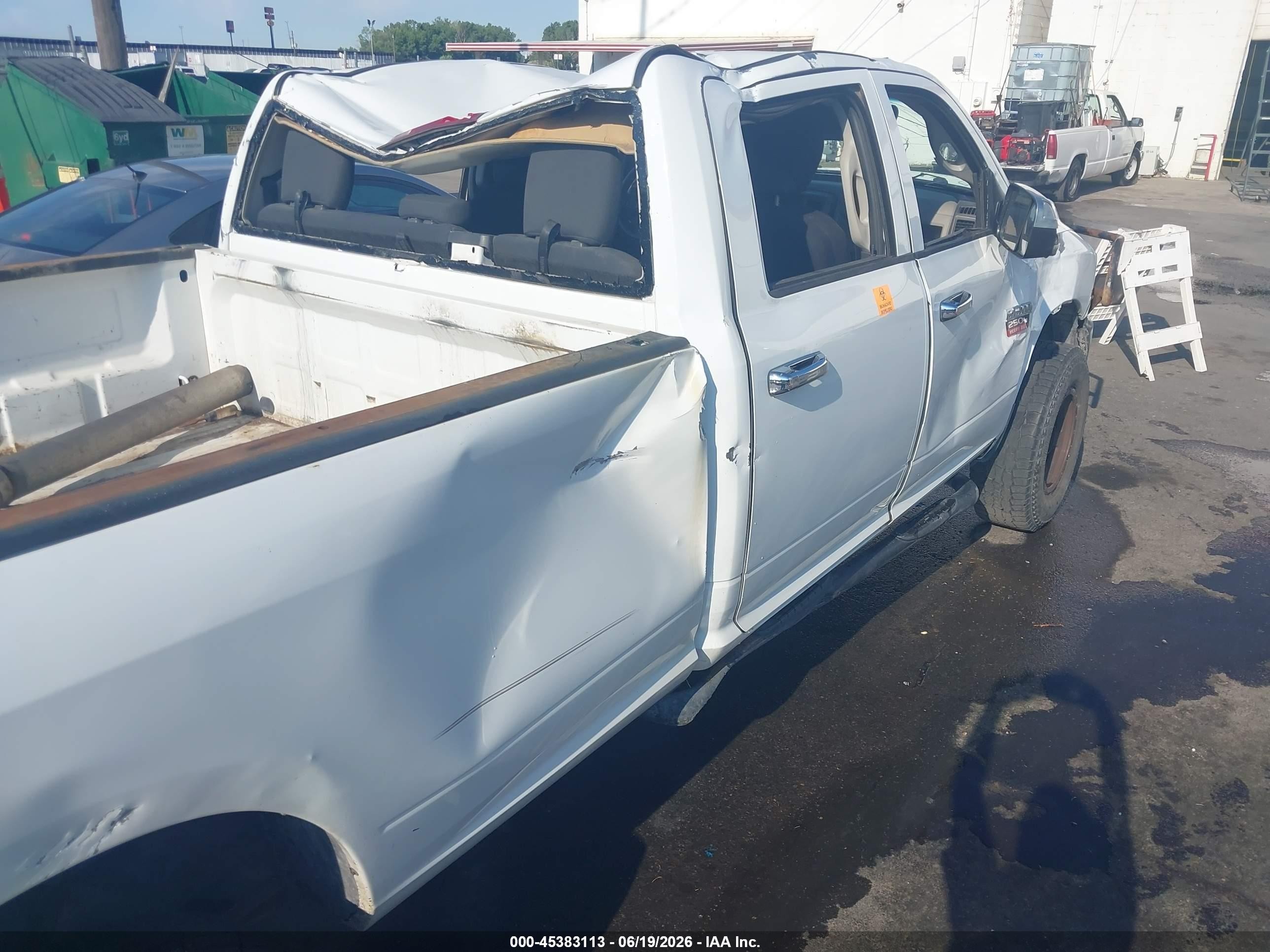 2012 Ram 2500 St White vin: 3C6UD5HL4CG131134