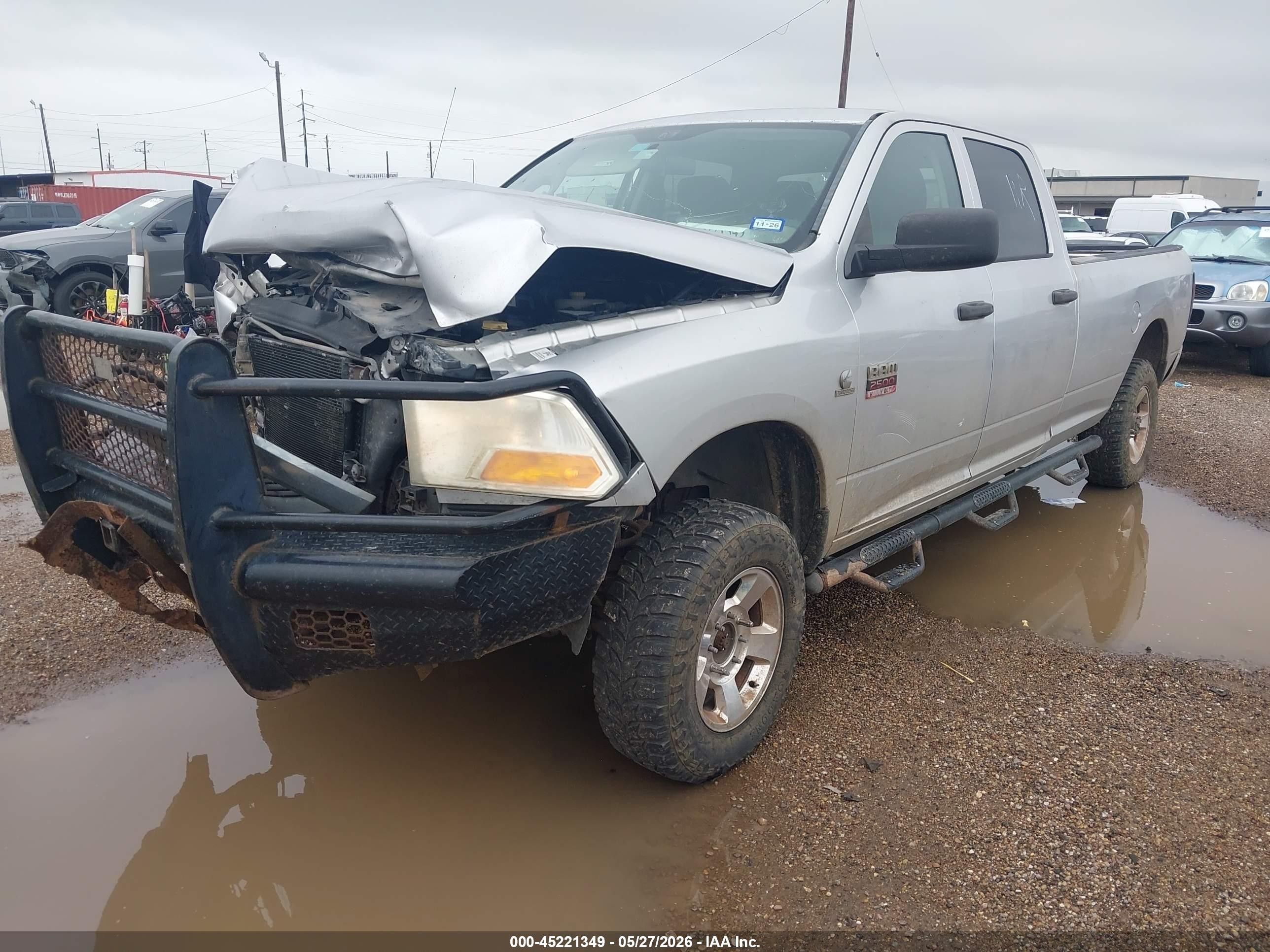 2012 Ram 2500 St Silver vin: 3C6UD5HL8CG182829