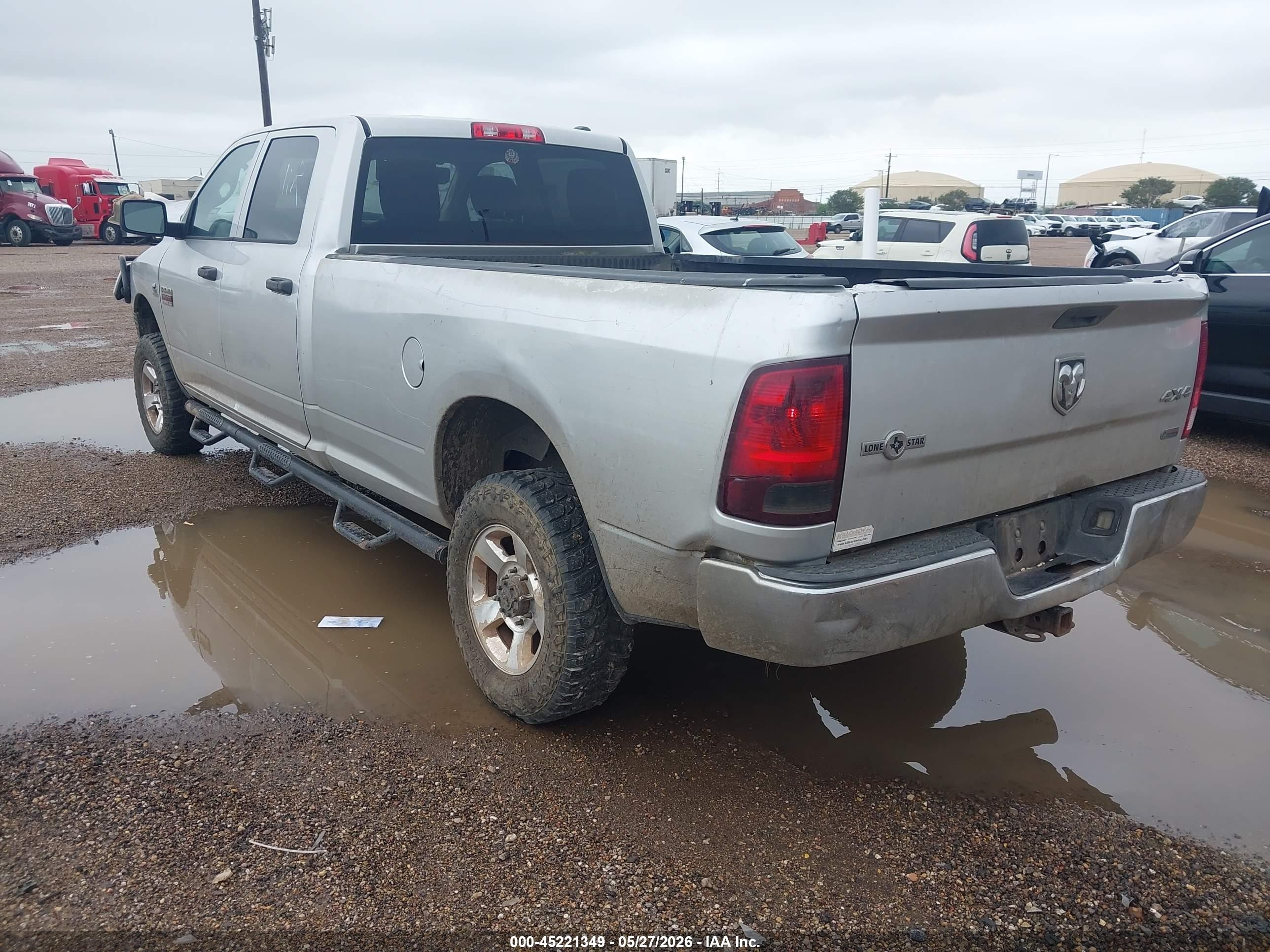 2012 Ram 2500 St Silver vin: 3C6UD5HL8CG182829