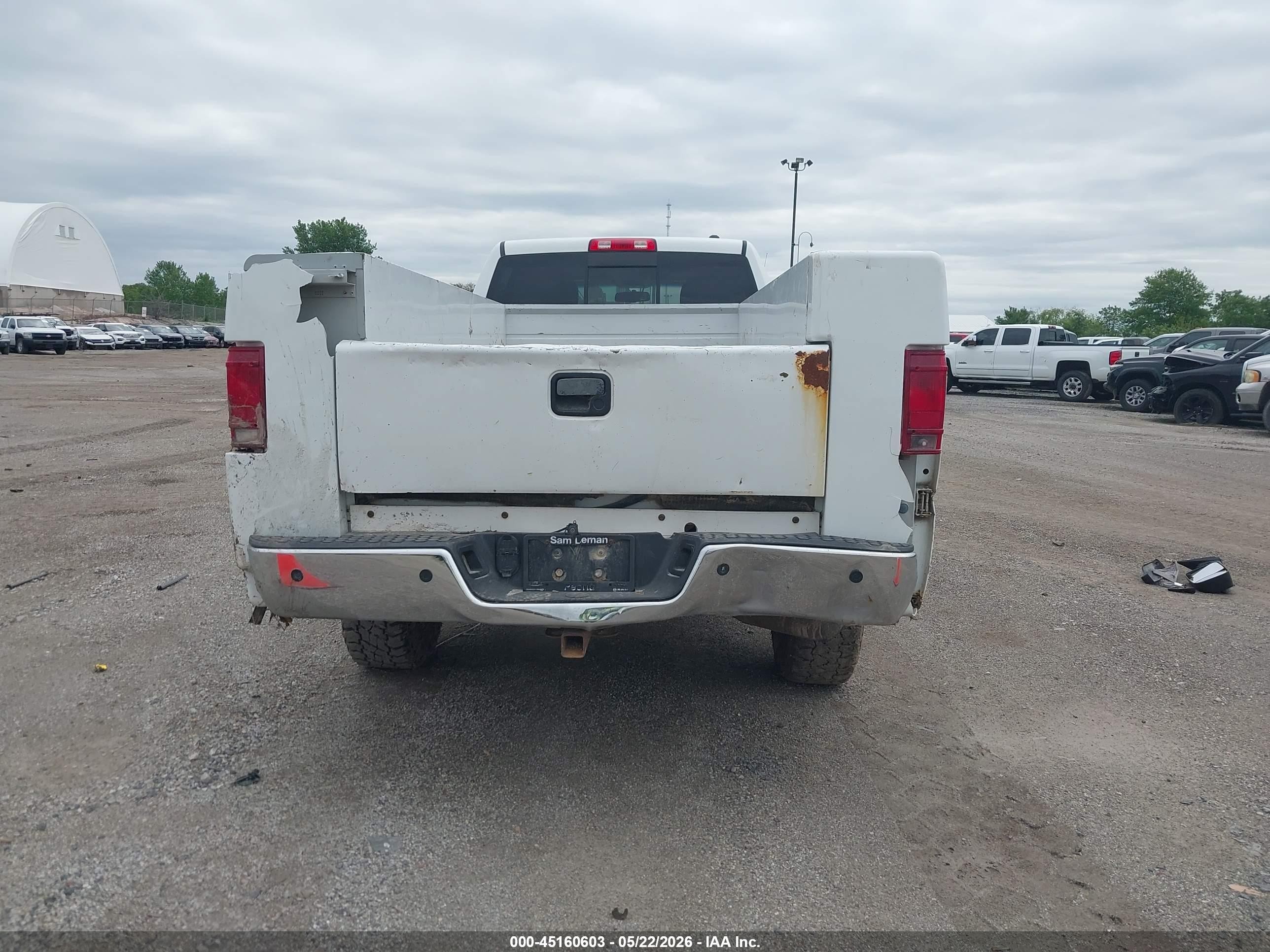 2012 Ram 2500 Slt White vin: 3C6UD5JL2CG320620