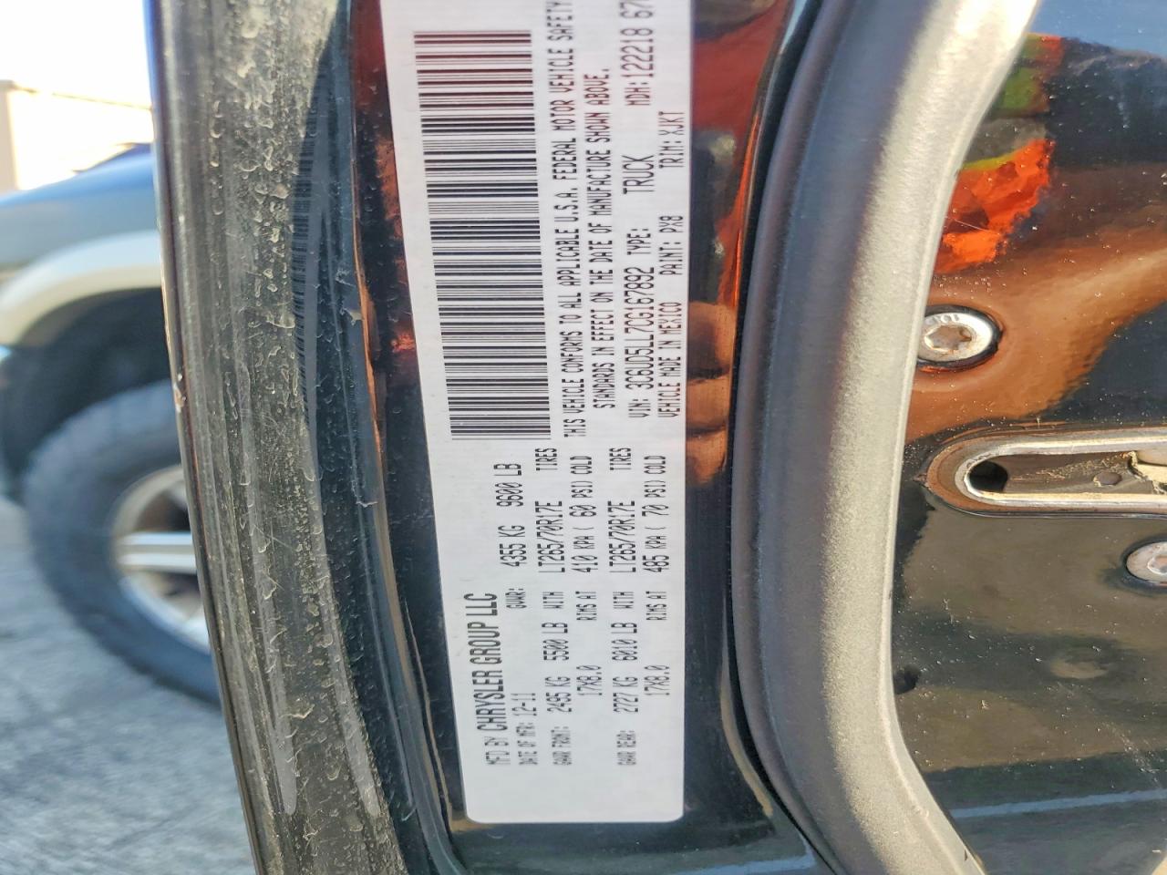 2012 Dodge Ram 2500 Longhorn Two Tone vin: 3C6UD5LL7CG167892