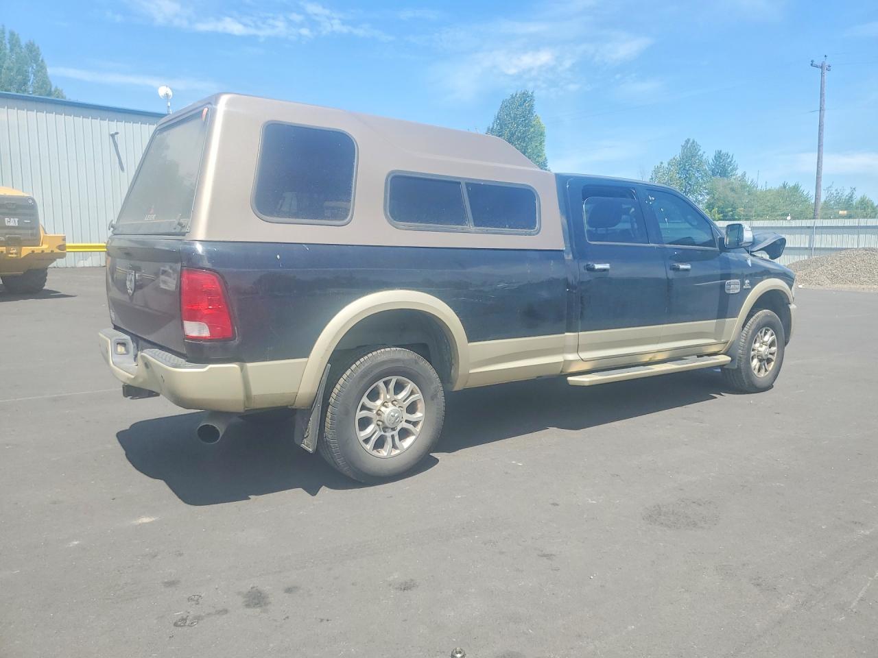 2012 Dodge Ram 2500 Longhorn Black vin: 3C6UD5LL9CG139298