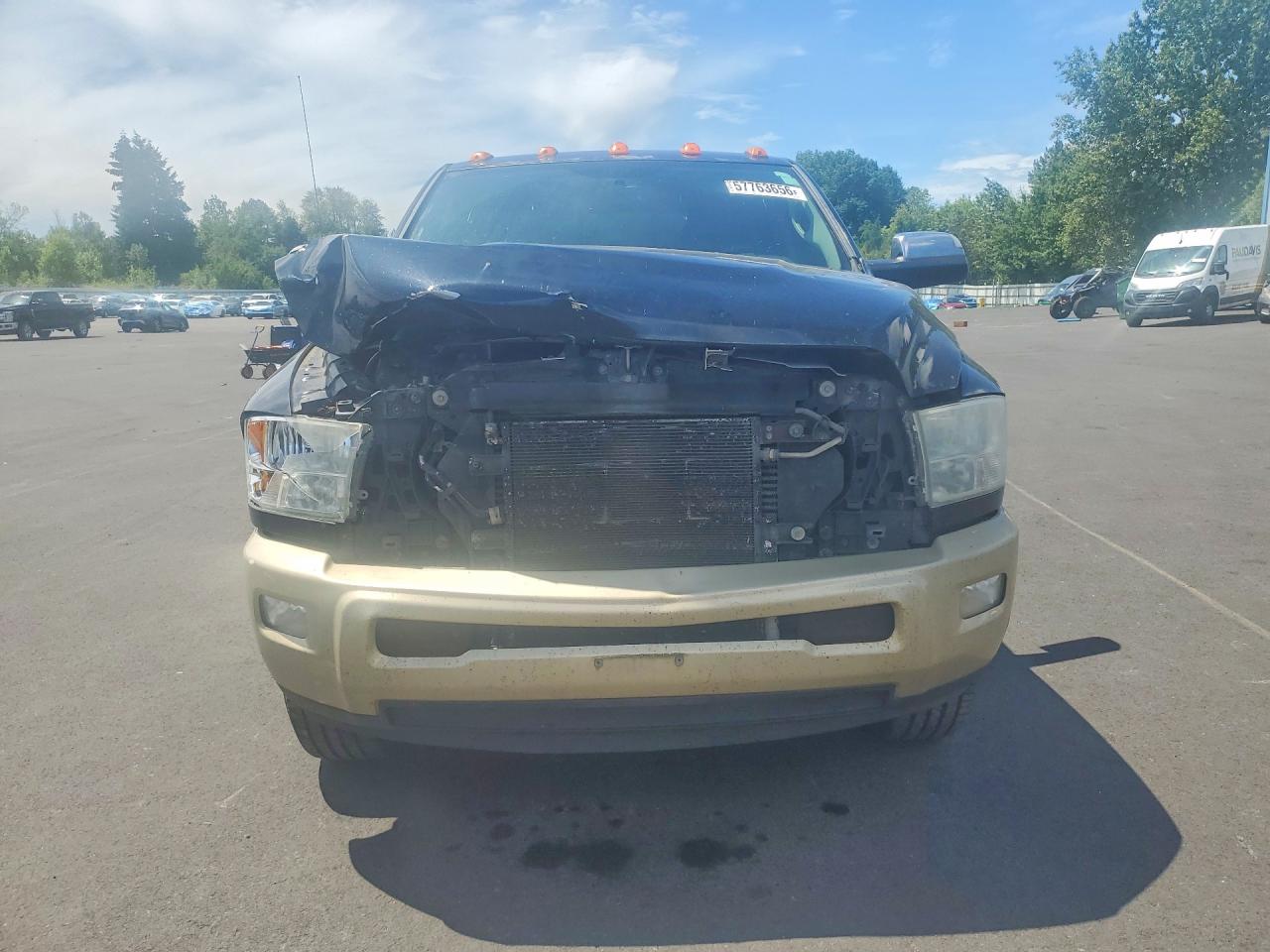 2012 Dodge Ram 2500 Longhorn Black vin: 3C6UD5LL9CG139298