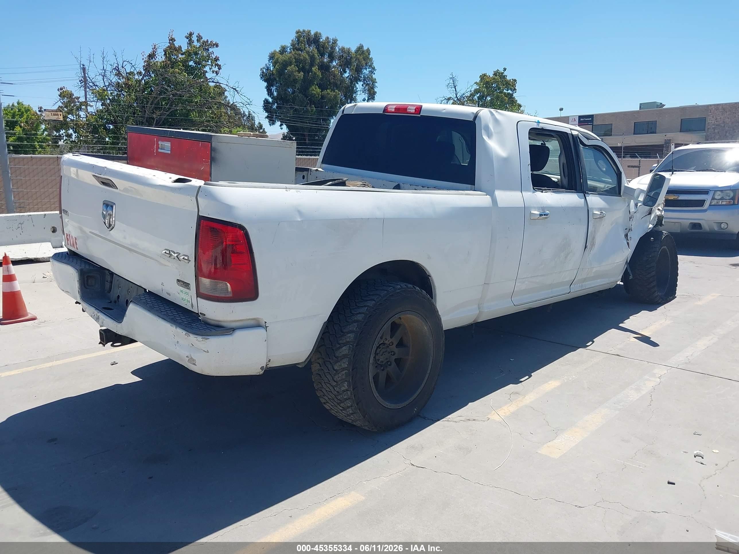 2012 Ram 2500 Slt White vin: 3C6UD5MLXCG337791