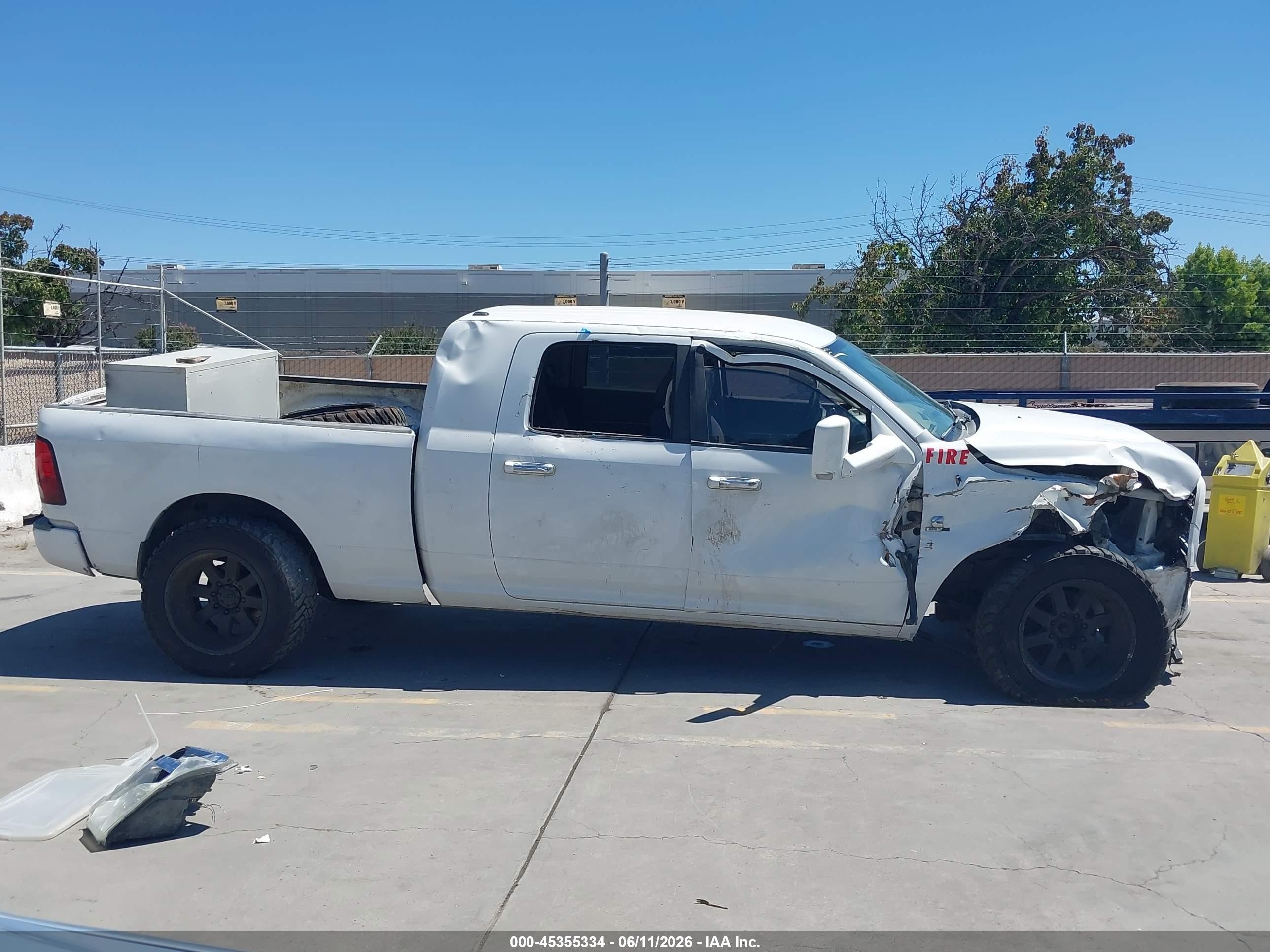 2012 Ram 2500 Slt White vin: 3C6UD5MLXCG337791