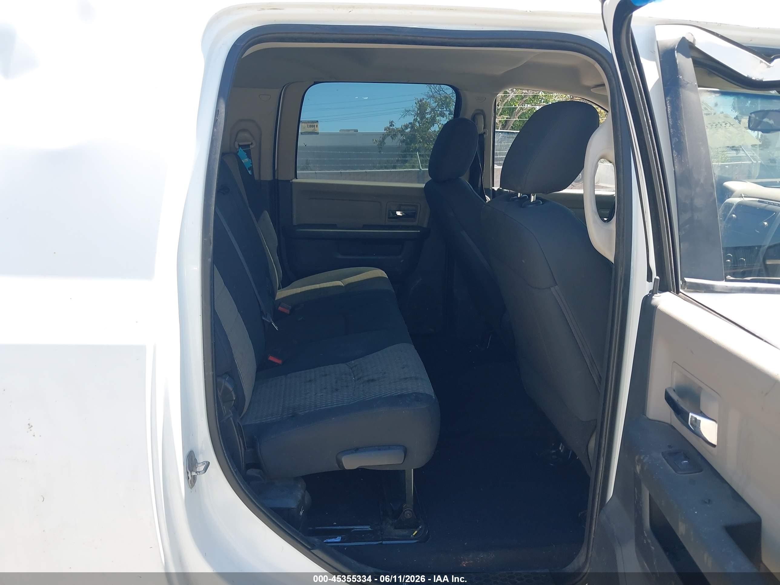 2012 Ram 2500 Slt White vin: 3C6UD5MLXCG337791