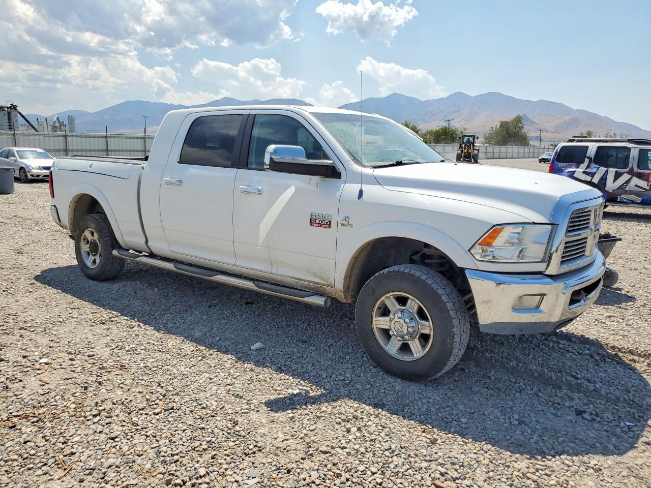 2012 Dodge Ram 2500 Laramie Белый vin: 3C6UD5NL9CG299548