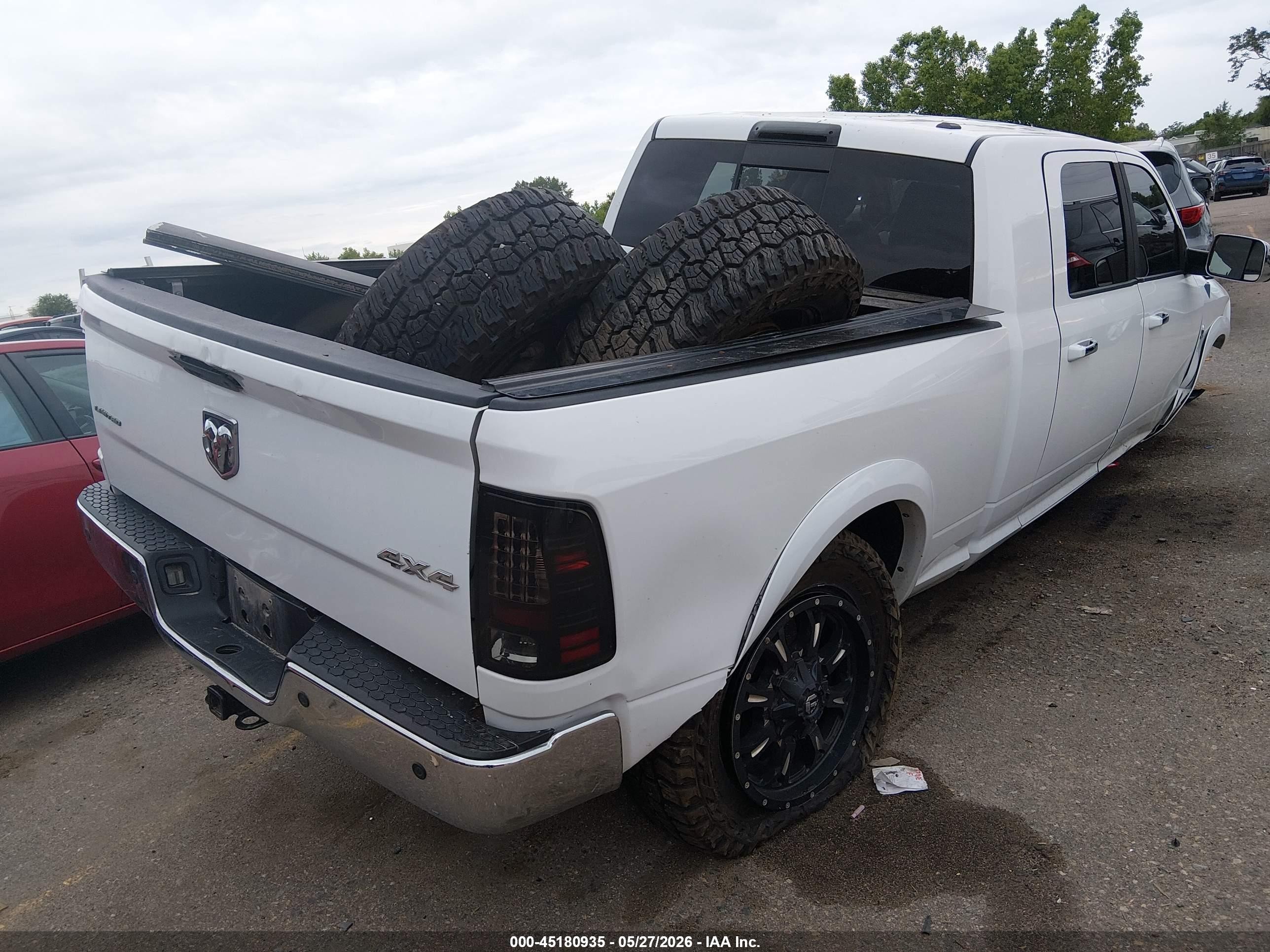 2012 Ram 2500 Laramie Longhorn/limited Edition White vin: 3C6UD5PL3CG324392