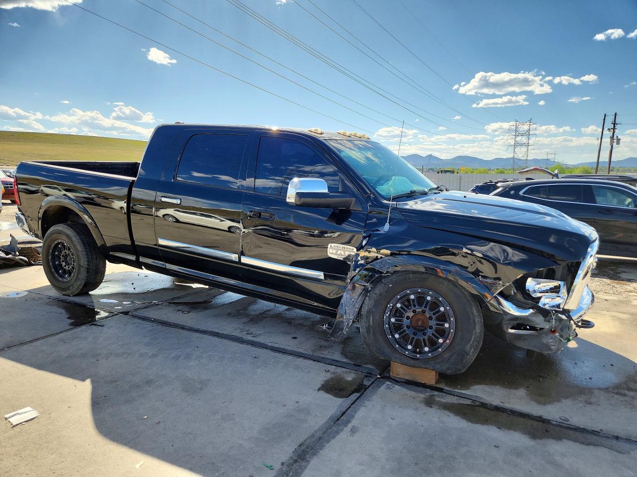 2012 Dodge Ram 2500 Longhorn Black vin: 3C6UD5PL4CG331156