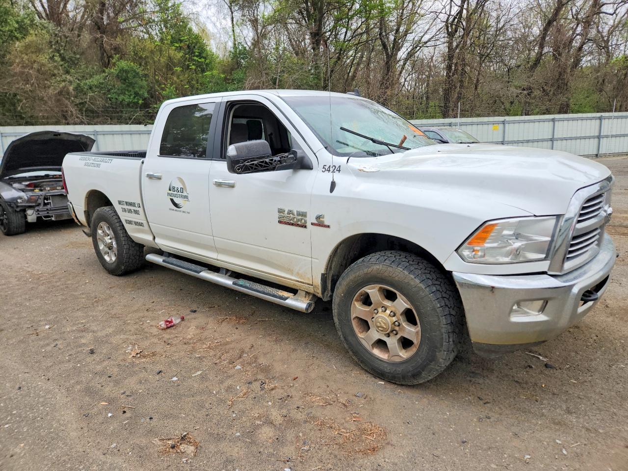 2017 Ram 2500 Slt White vin: 3C6UR4DL8HG632343